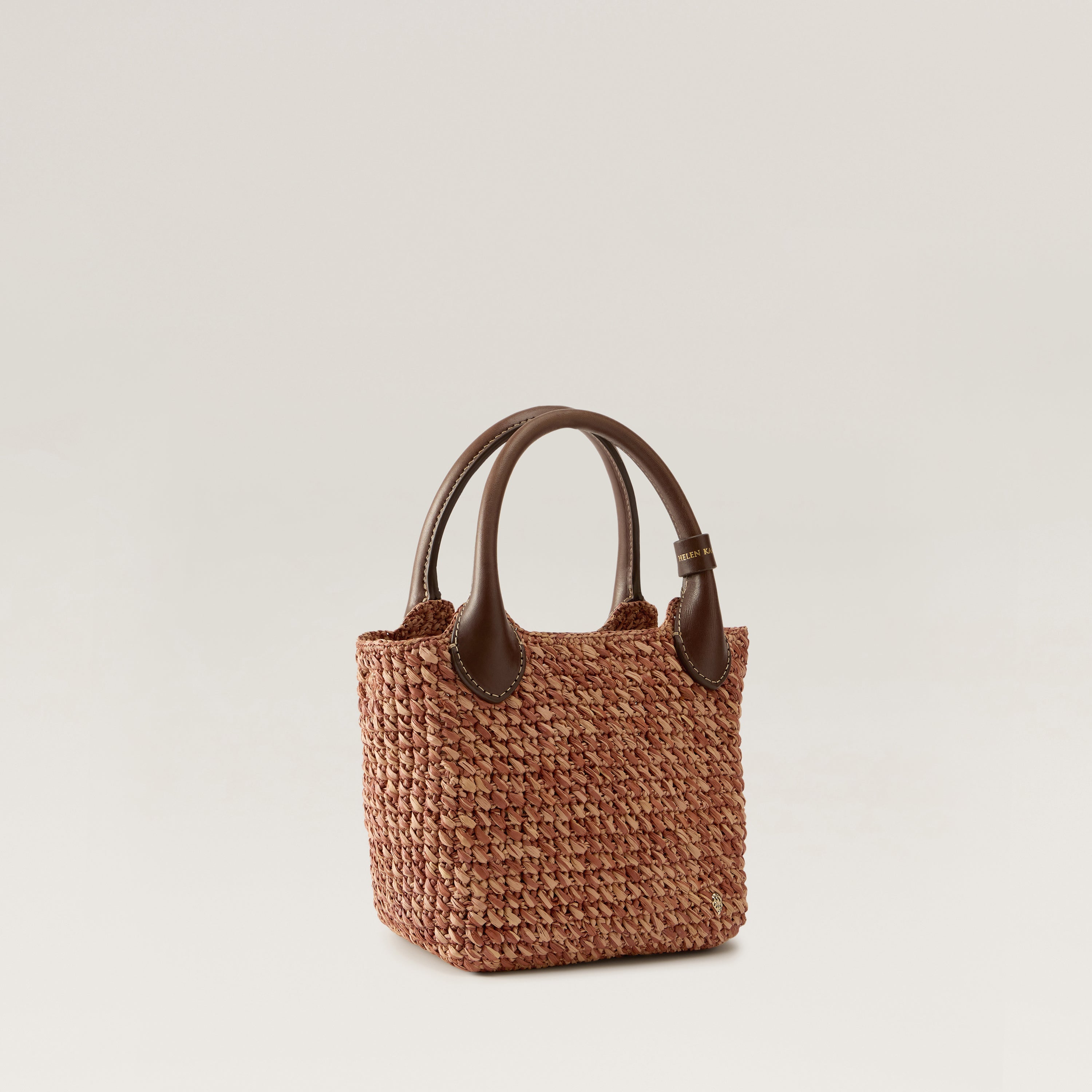 Ampara Mini Tote - Petal Melange/Chocolate - Small Tote Bag