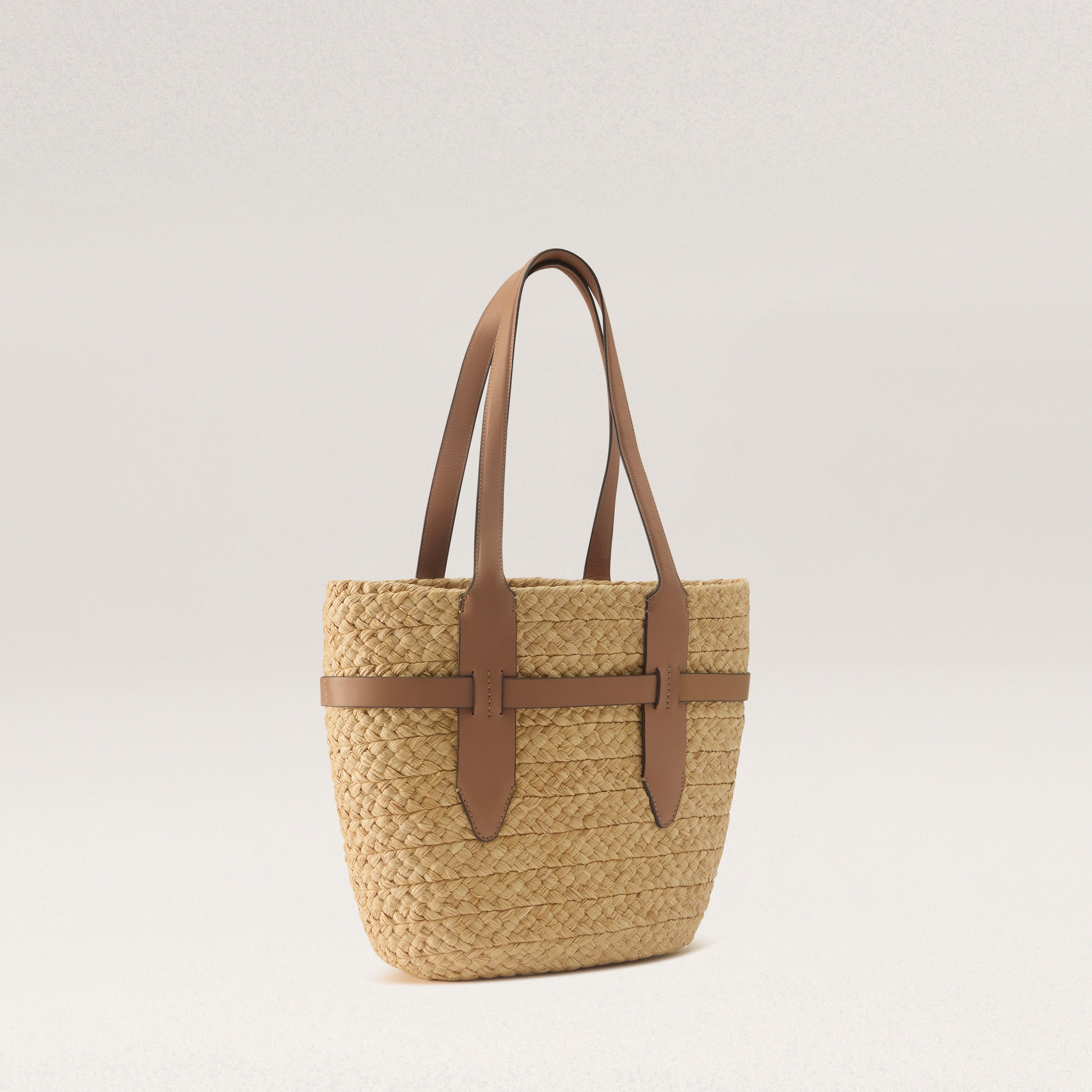 Lipari M Tote Medium Natural/Caramel - Helen Kaminski US