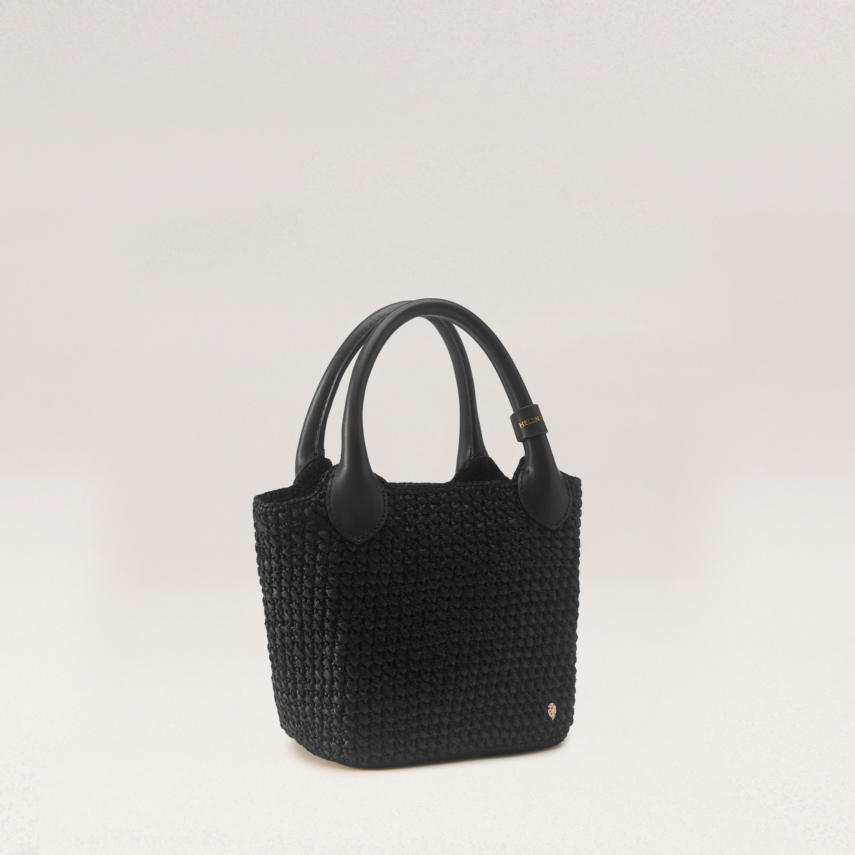 Shop the Ampara Mini Tote Bag in Charcoal/Black | Helen Kaminski
