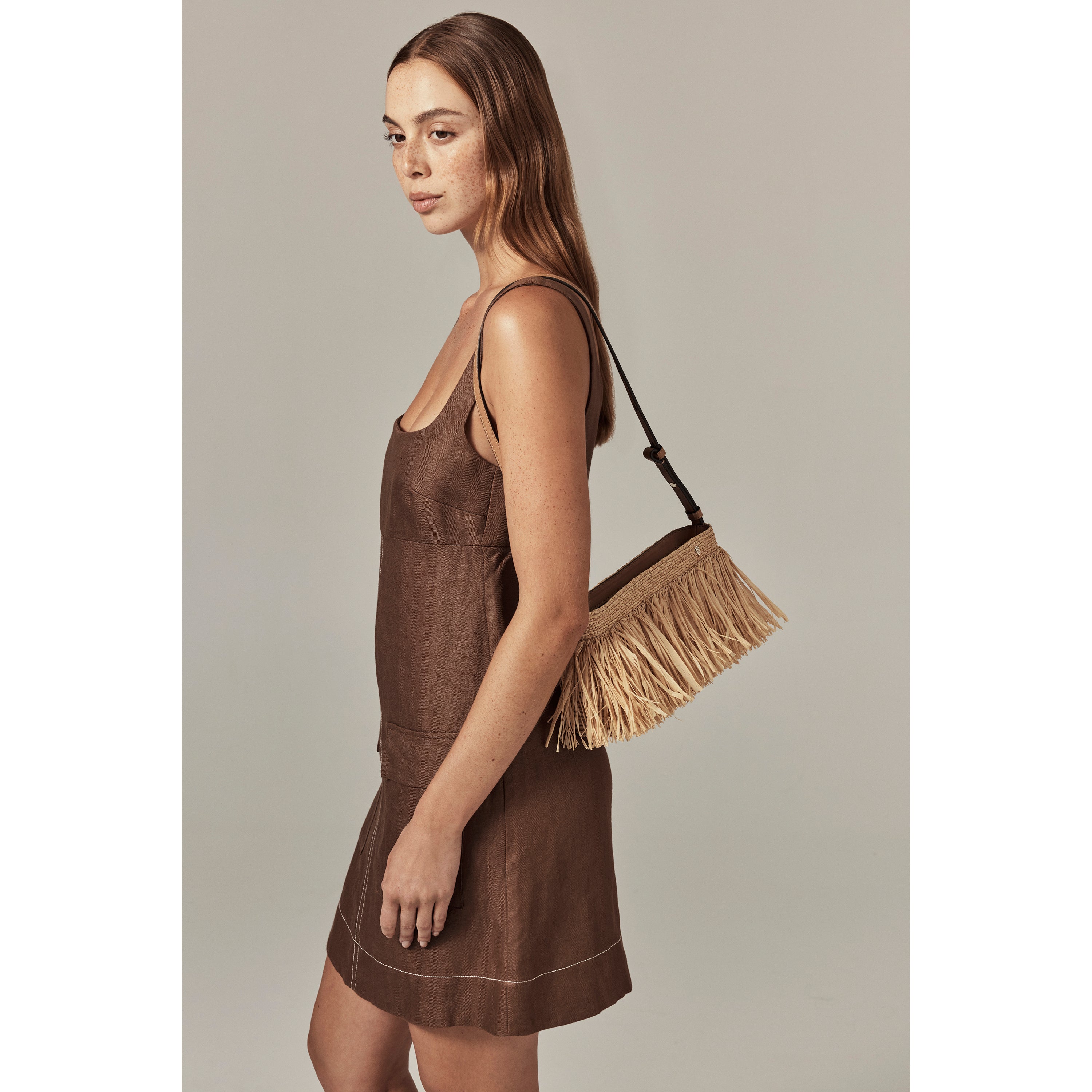 Buy Dawn Raffia Fringe Crossbody - Helen Kaminski