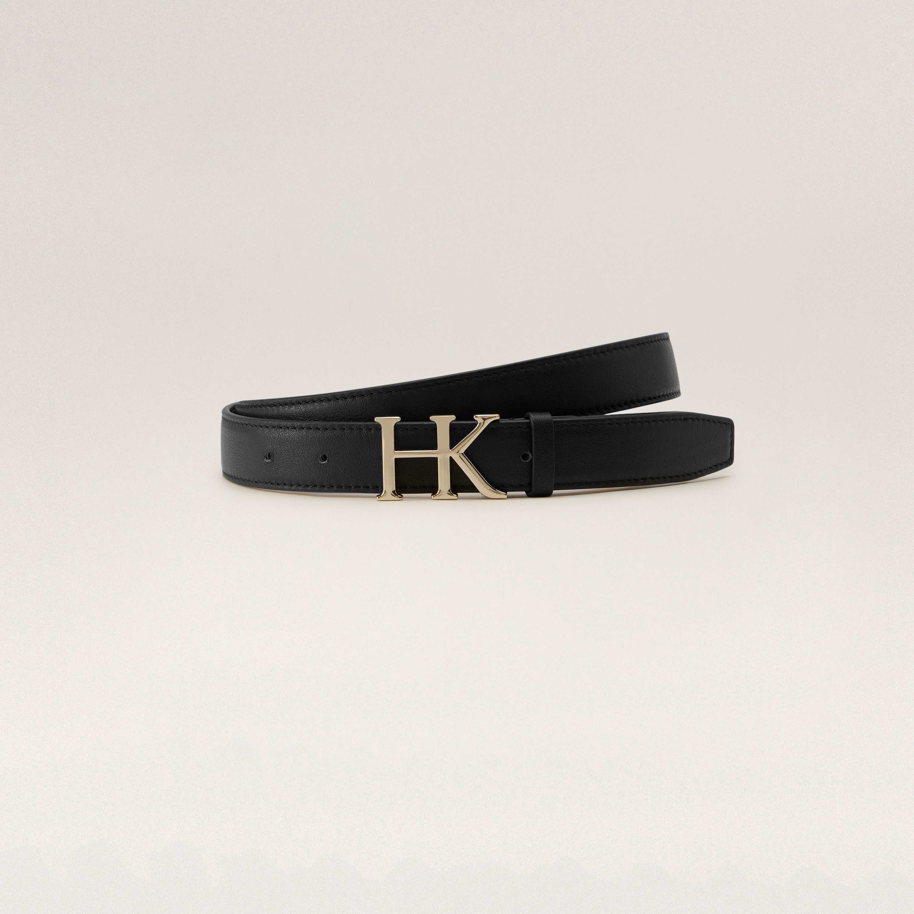 Shop the Camille 25 mm Leather Belt in Black | Helen Kaminski