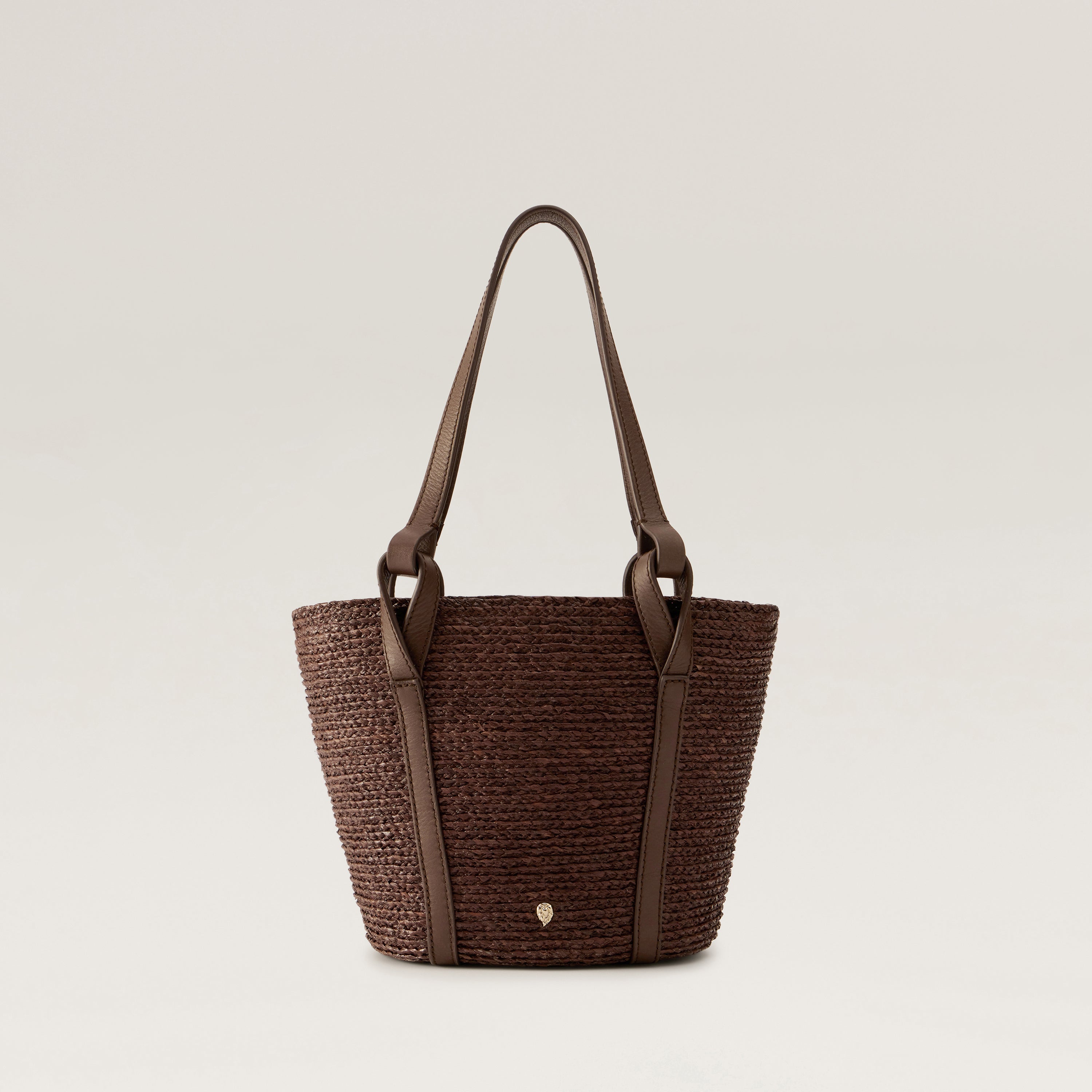 Bisou Print Basket - Garnet - Small Red Tote Bag | Helen Kaminski US