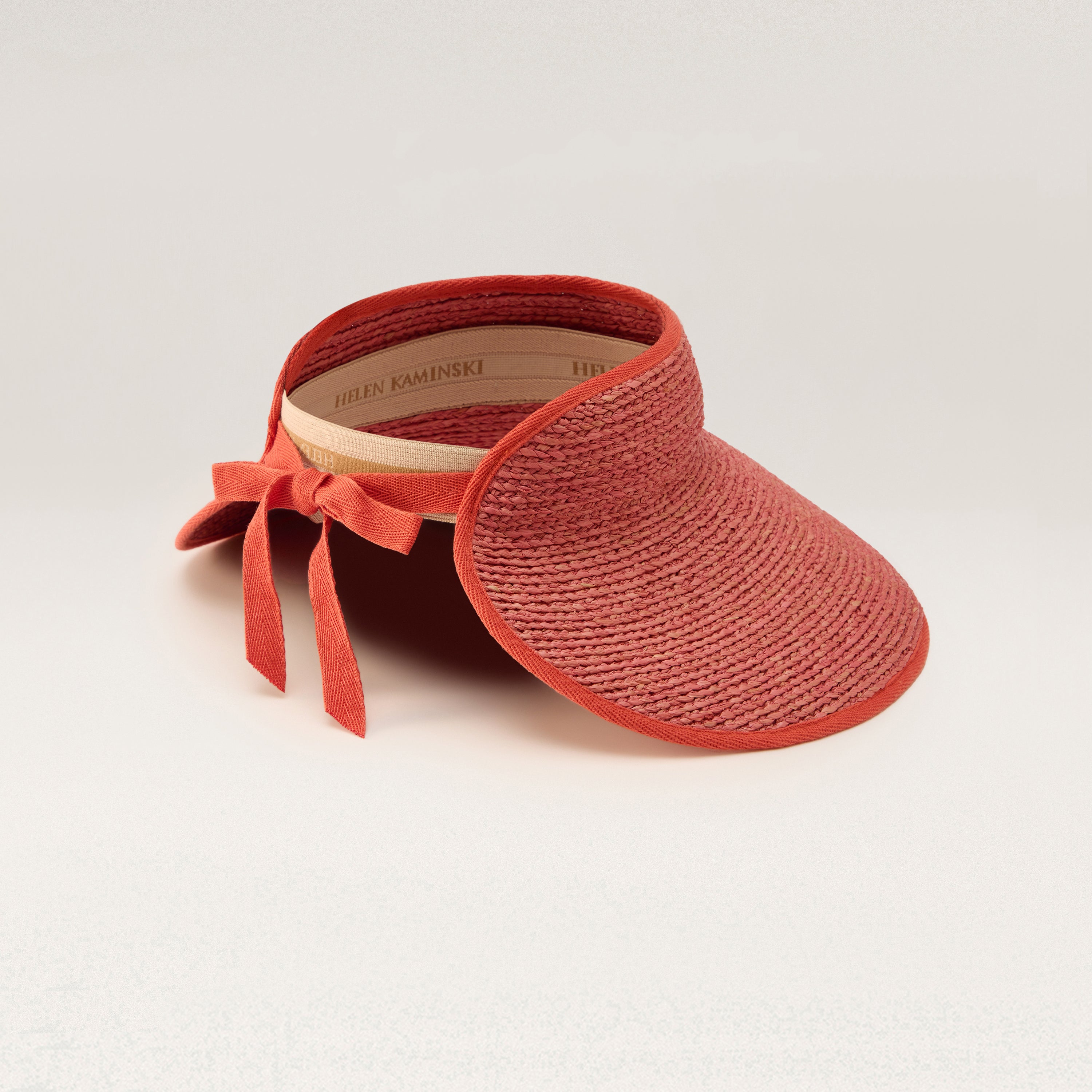 ヘレンカミンスキー ハット HAT50265 POMELO NATURAL LOGO Mai Visor Pomelo - Raffia Brim Visor - Helen Kaminski US