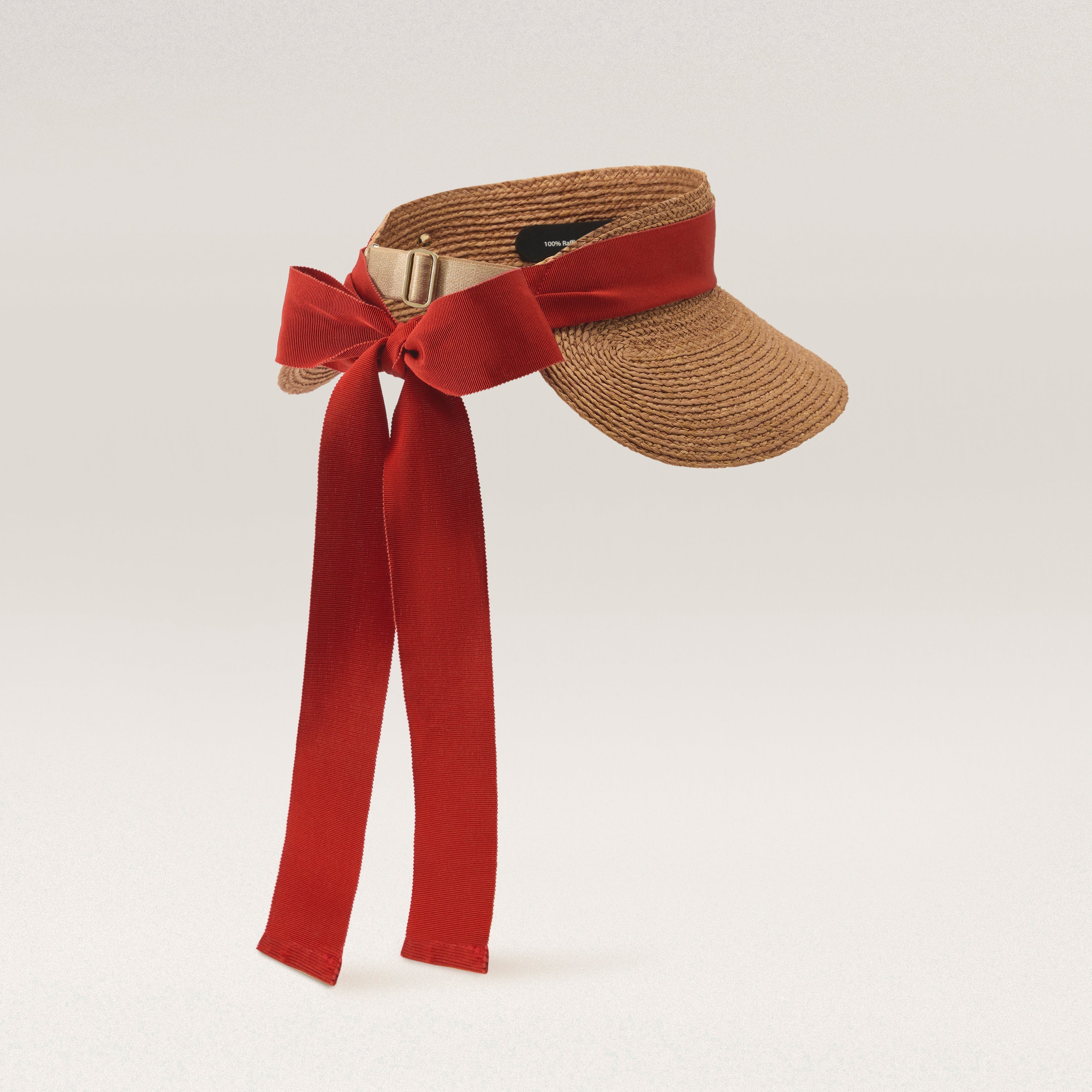 Sabina Raffia Visor Nougat/Tropical - Helen Kaminski US