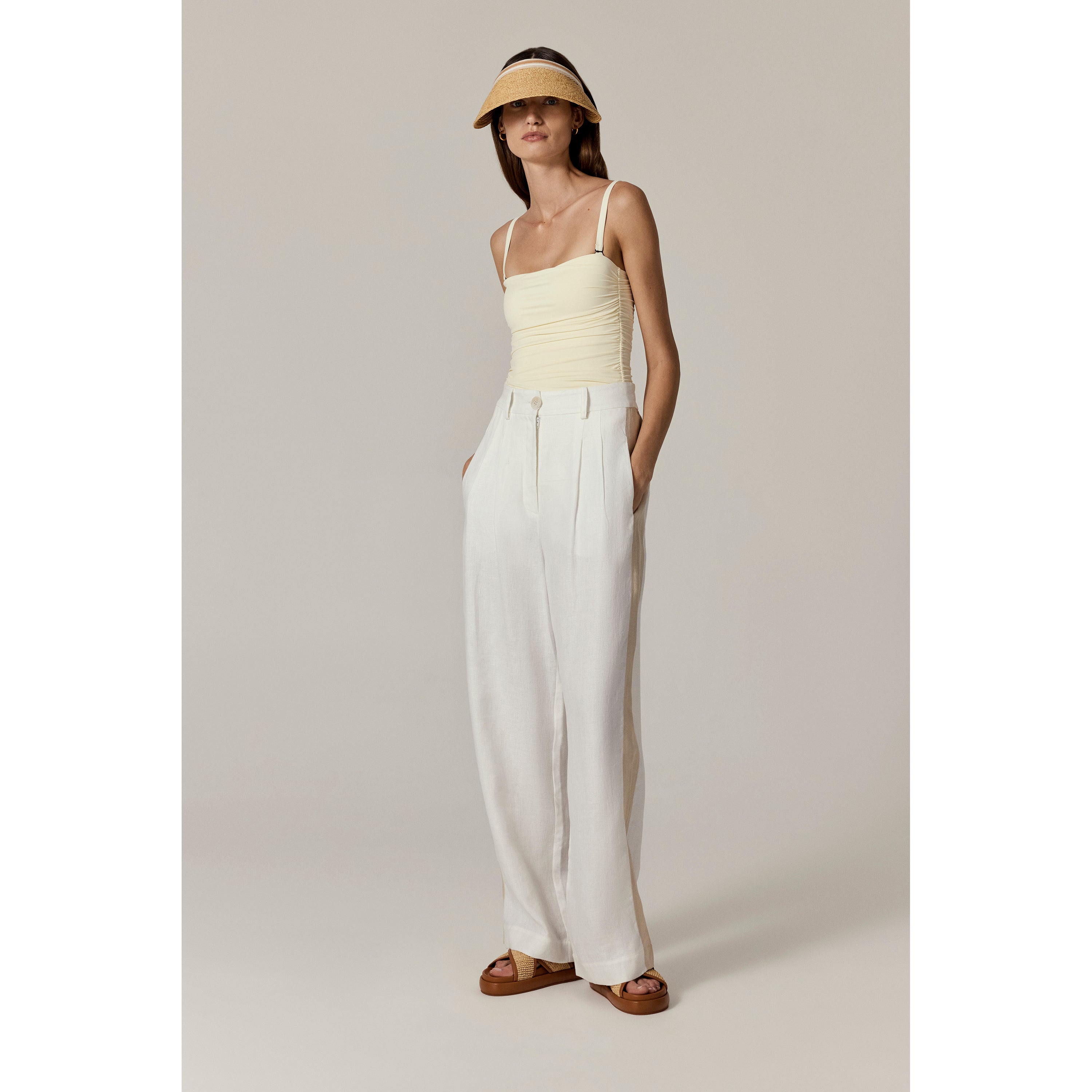 Buy Bianca 12 - Natural Nougat Stripe - Helen Kaminski