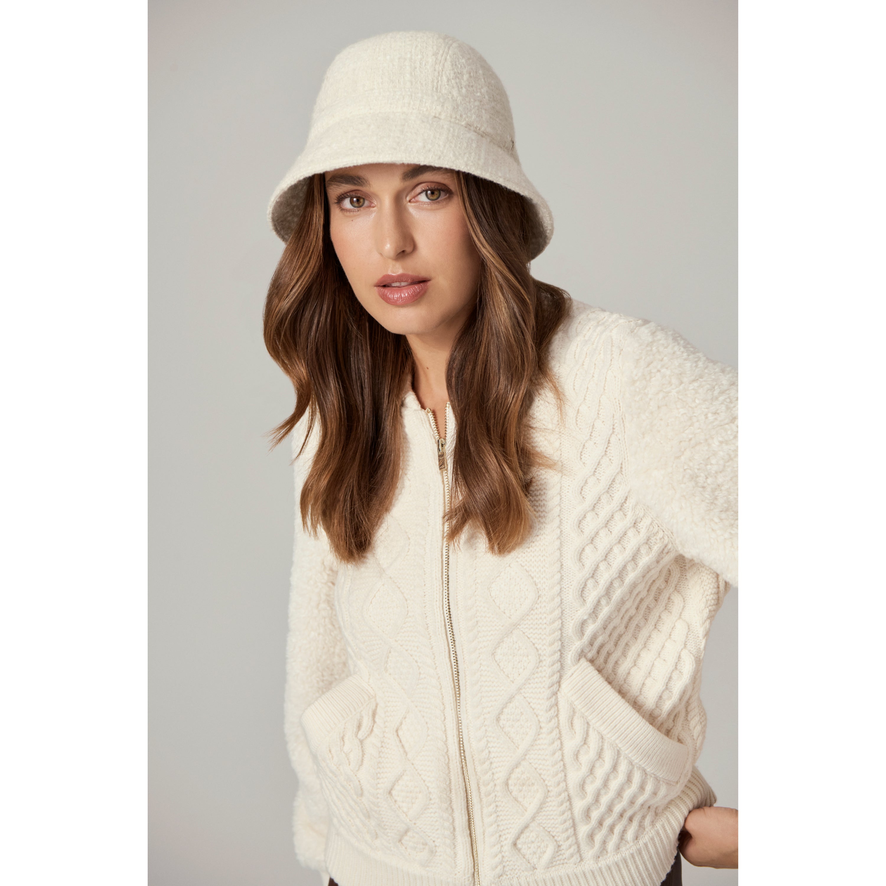 アクセサリーその他 Helen Kaminski Mackenzie Bucket Hat HAT51640-CREAM Mackenzie