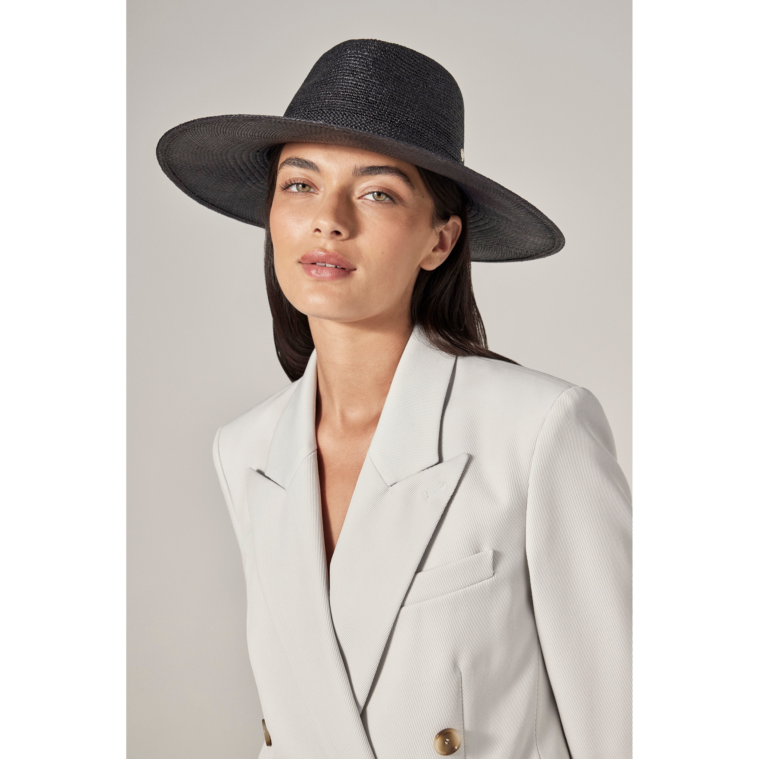 【HELEN KAMINSKI】大人の上品ハット Ishtar Ishtar Soft Crown Fedora Charcoal - Helen Kaminski US