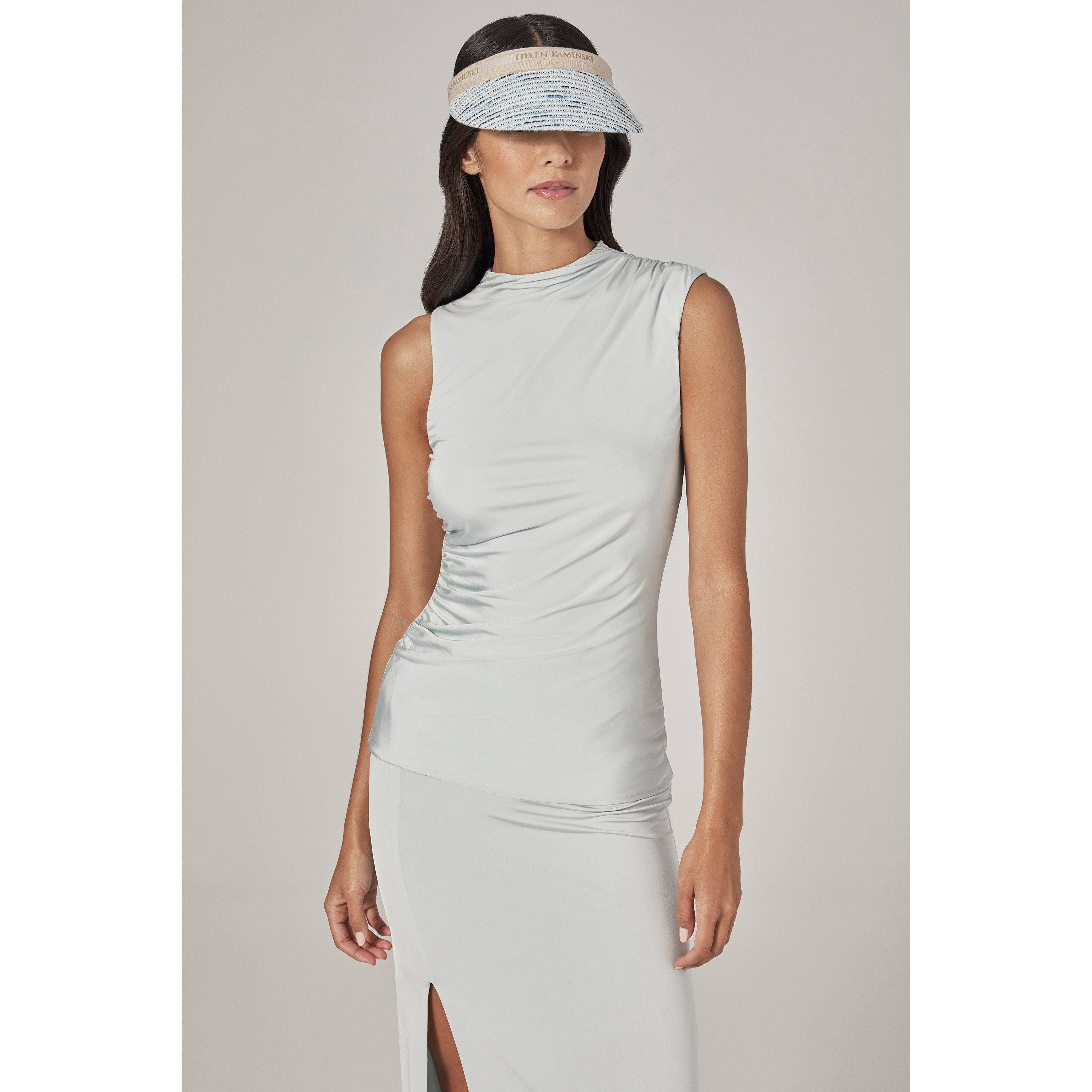 ハット HELEN KAMINSKI White boucle Carter visor (HAT51919 WHITE) Carter Visor – Hats.com