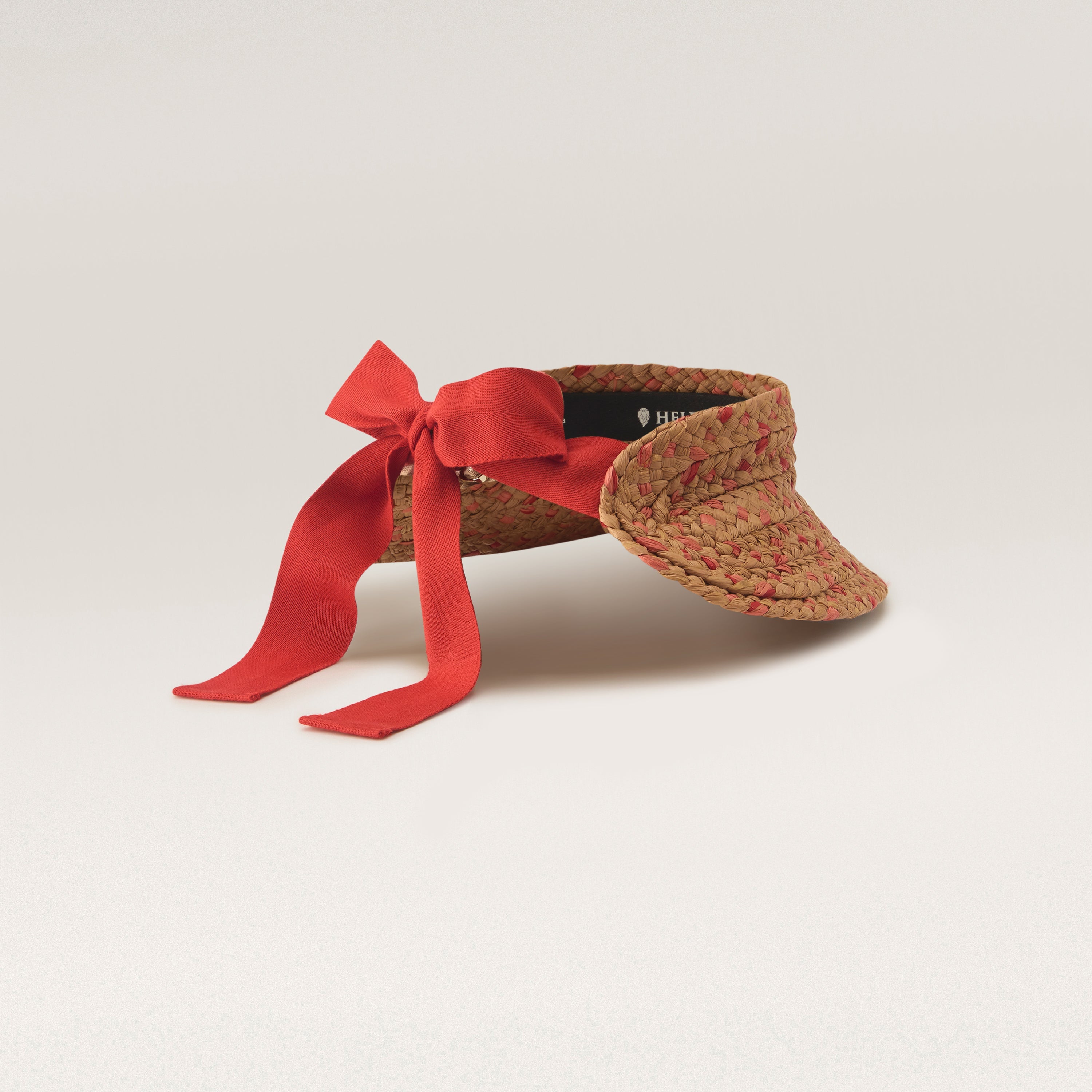 Shop the Amilia 3/4 Brim Visor Hat in Nougat/Tropical | Helen Kaminski