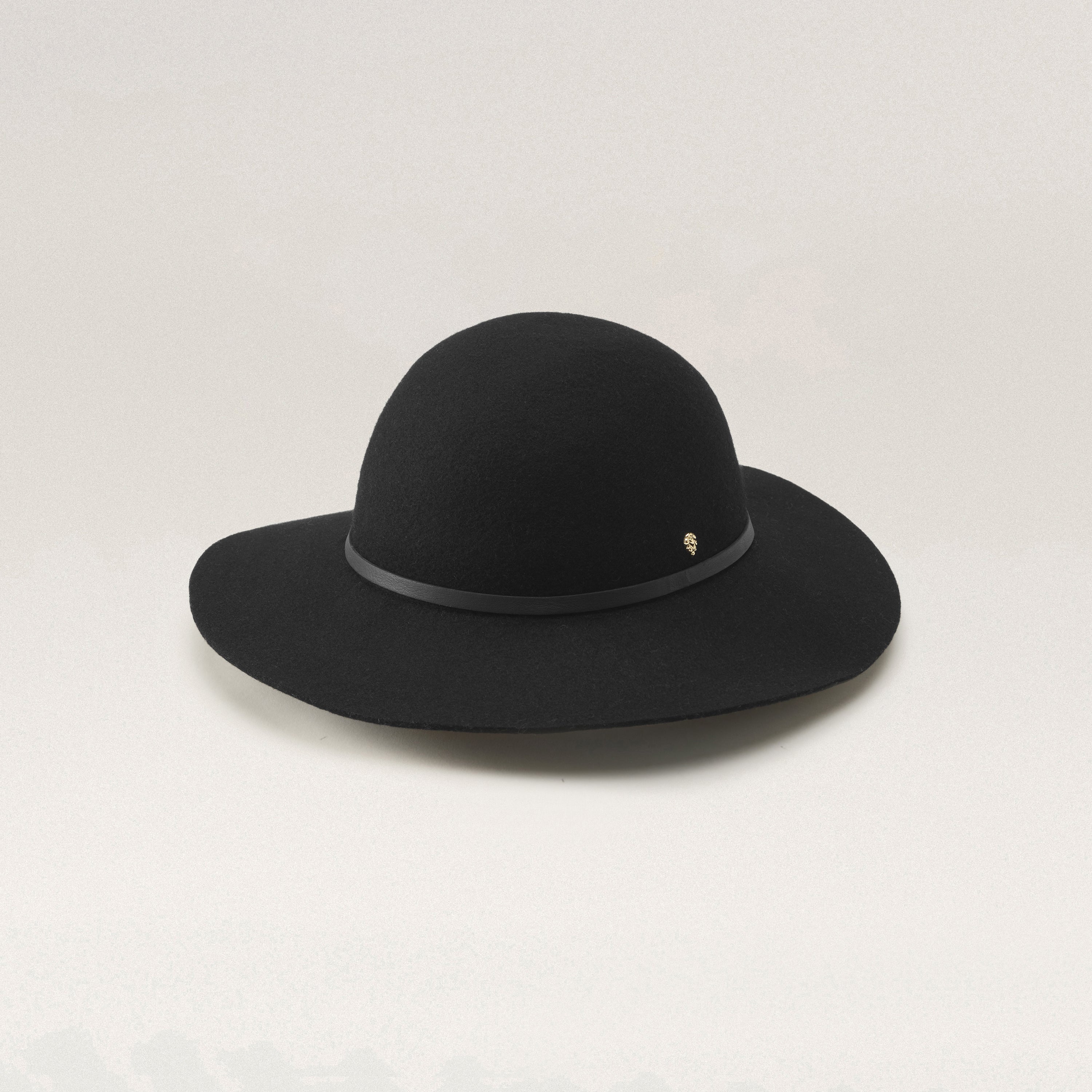 New Helen Kaminski Black Wool Fedora Alfreda 6 main image 3