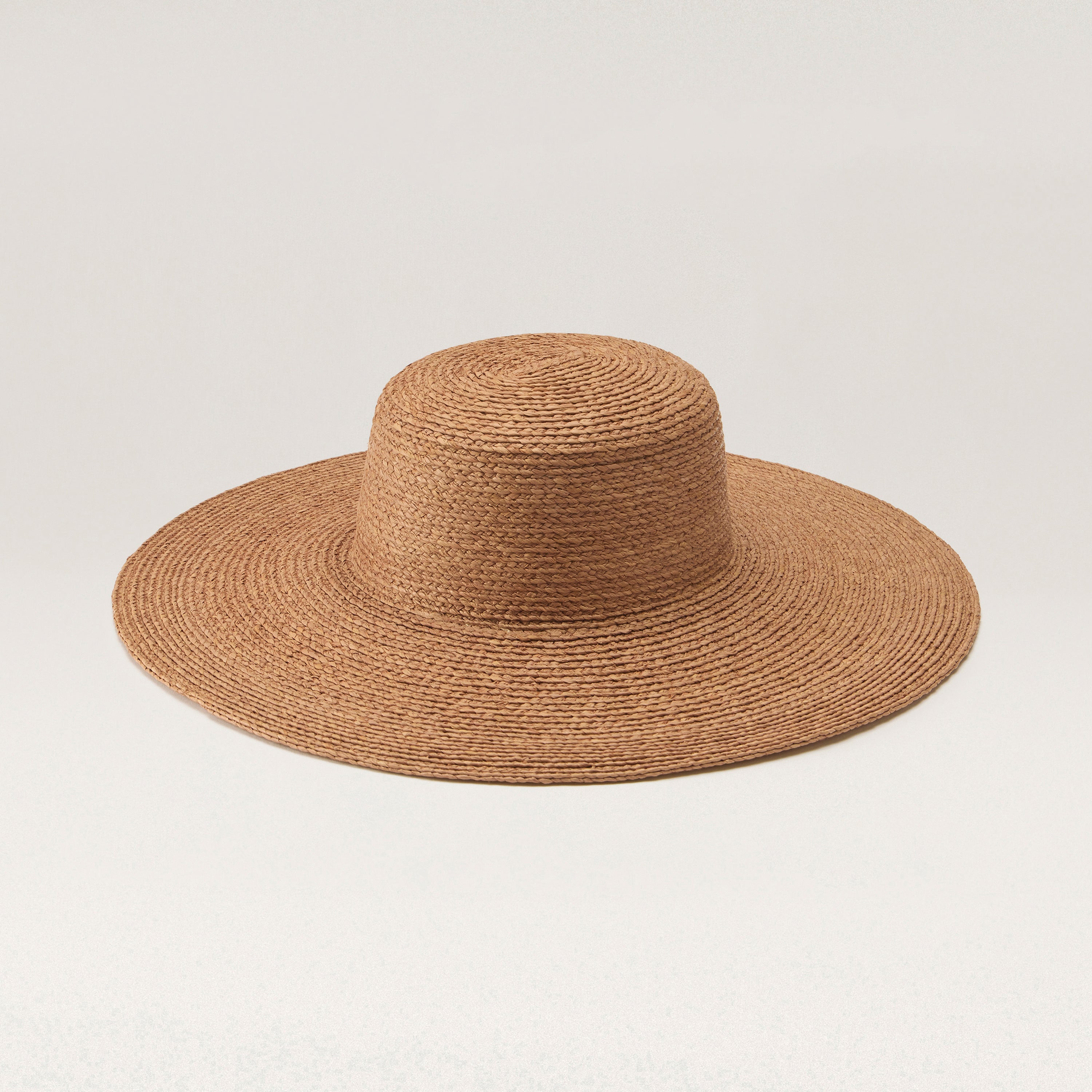 Buy Nathalia Raffia Braid Hat - Nougat - Helen Kaminski