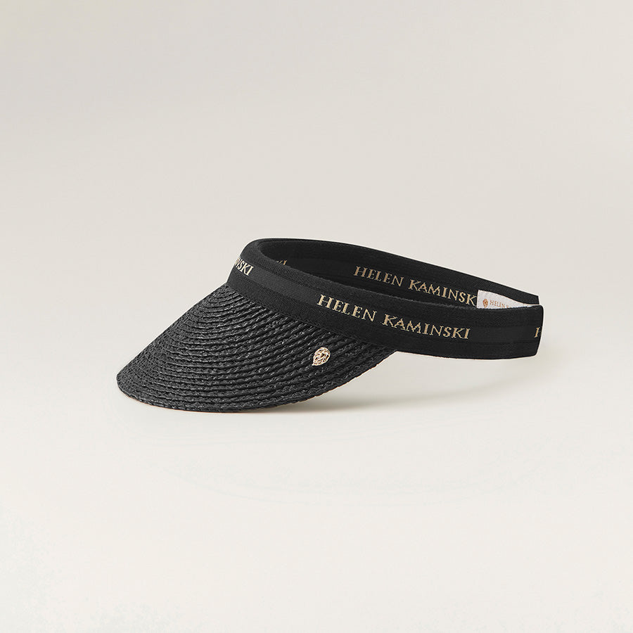 Buy Bianca 8 Logo Visor - Charcoal Black - Helen Kaminski