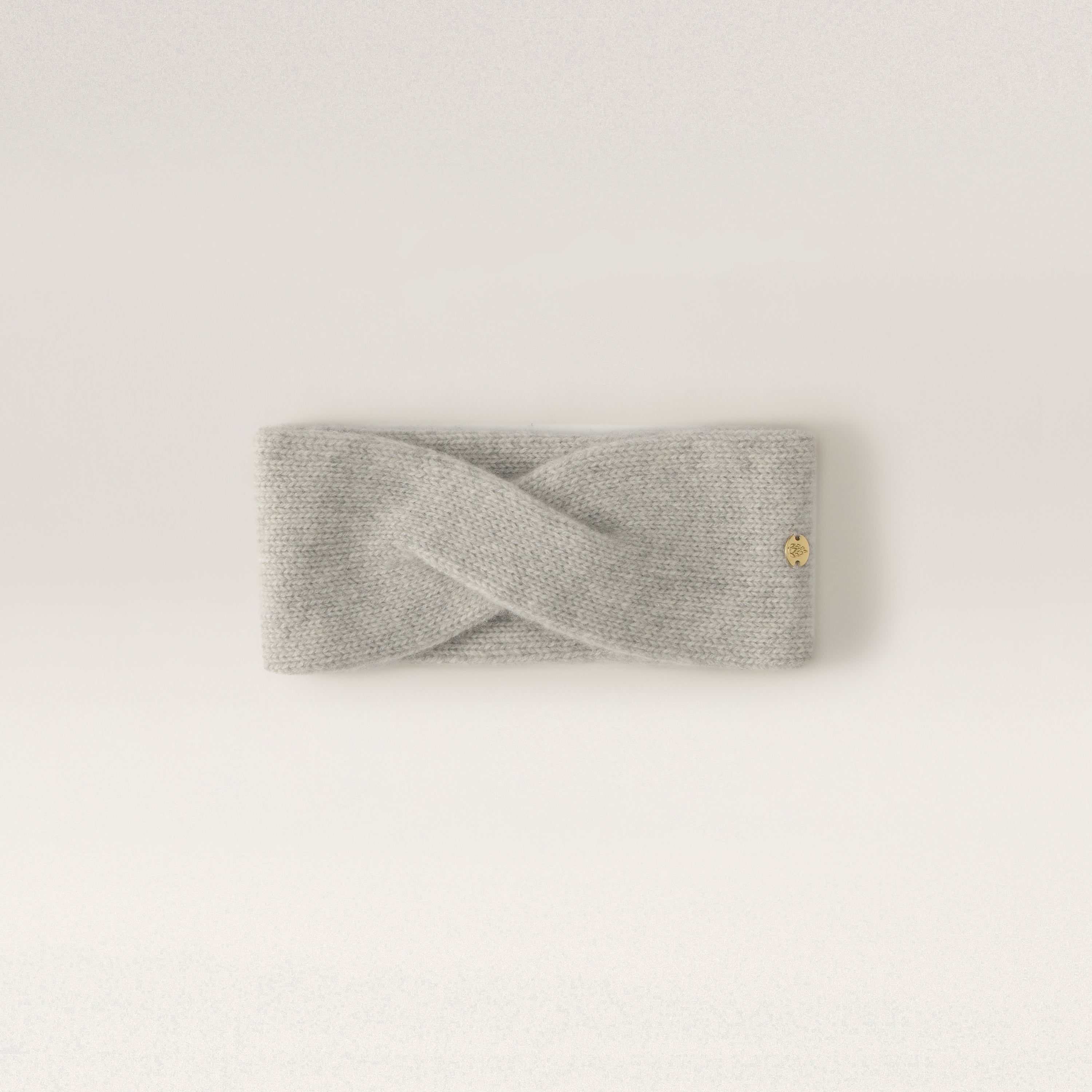 Shop the Hallie Cashmere Headband in Light Grey | Helen Kaminski