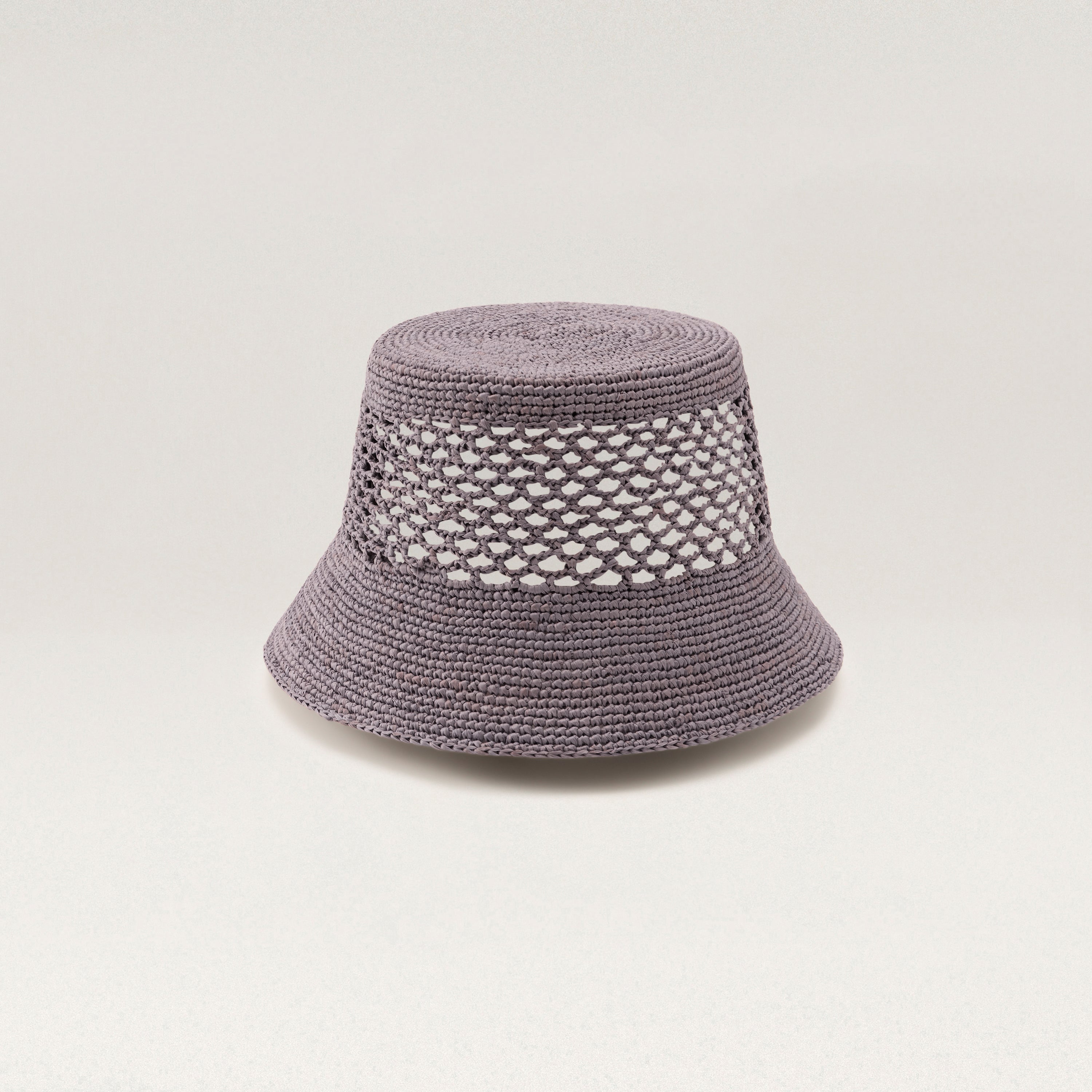 Buy Hana Raffia Bucket - Lilac - Helen Kaminski