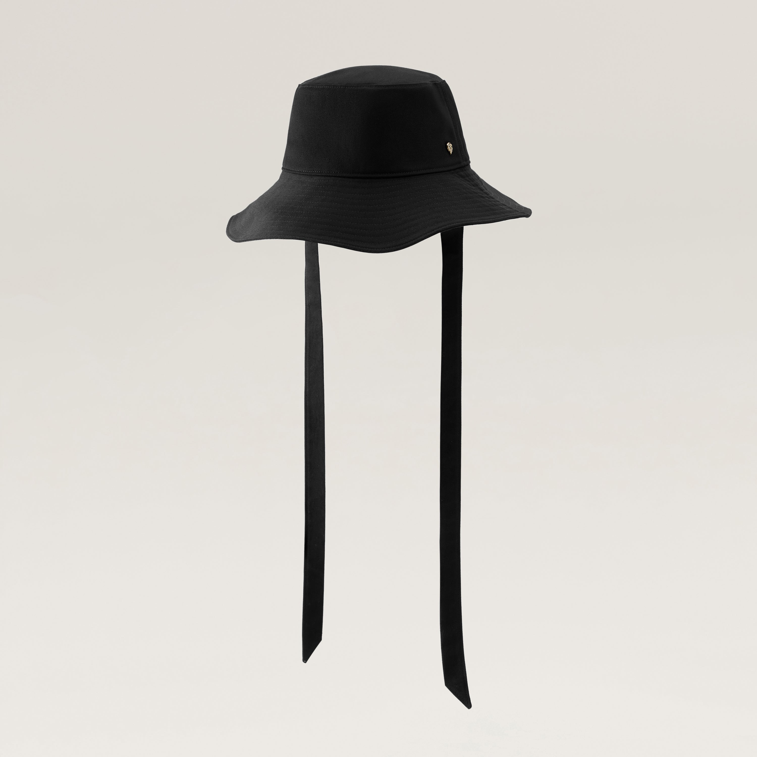 Kiyoma Organic Cotton Bucket Hat - Black | Helen Kaminski US