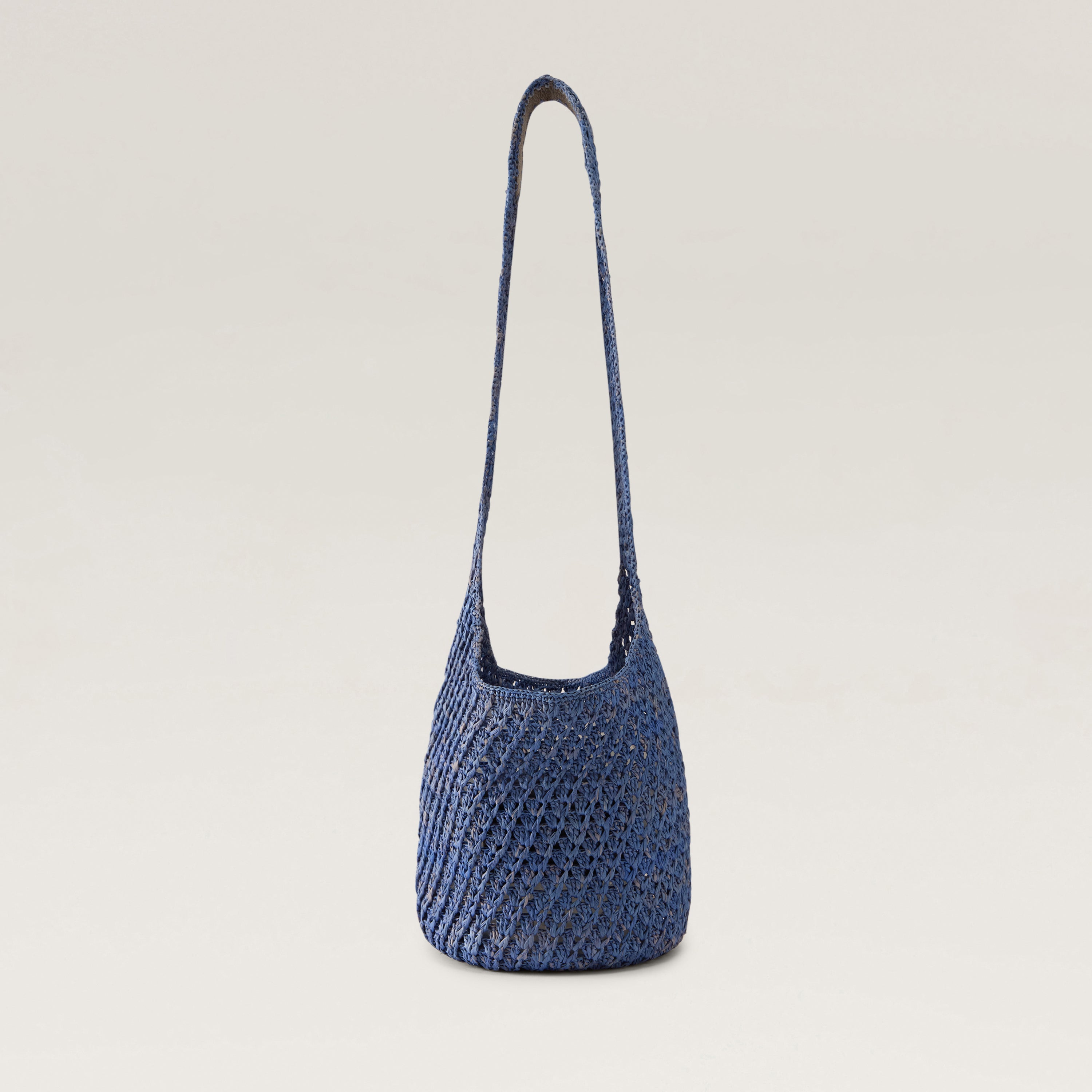 HELEN KAMINSKI ラフィア バッグ Lani Raffia Crochet Small Sac - Lapis - Blue Bag | Helen Kaminski US