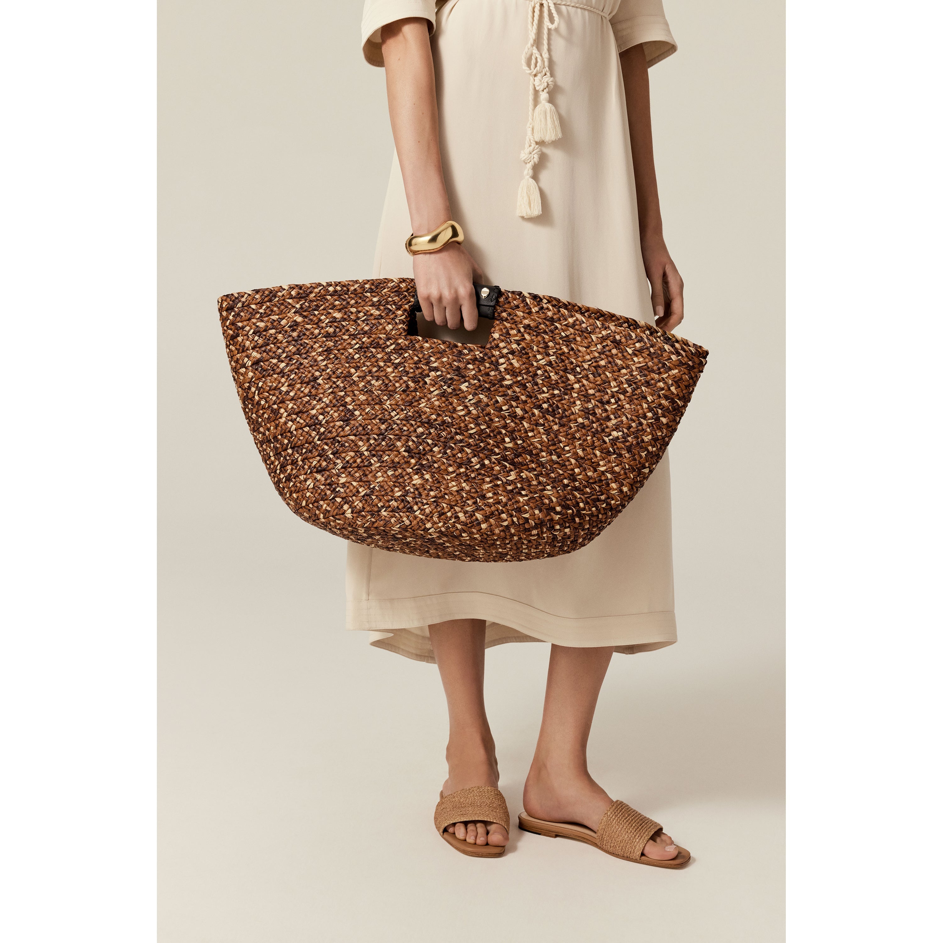 Leonor Foldable Tote - Nutshell Multi - Large Tote Bag | Helen