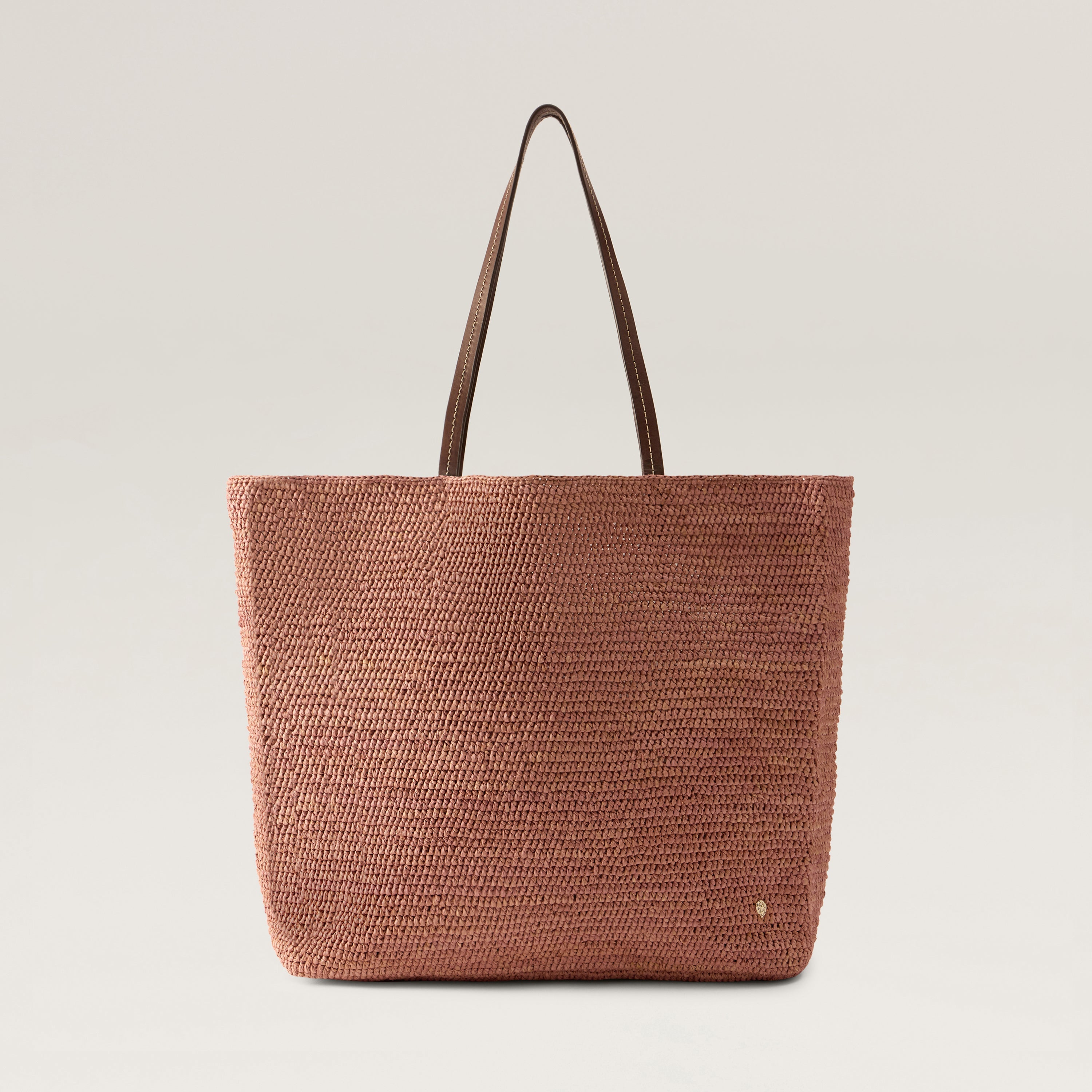 Matale Tote - Petal/Chocolate - Pink Large Tote Bag | Helen