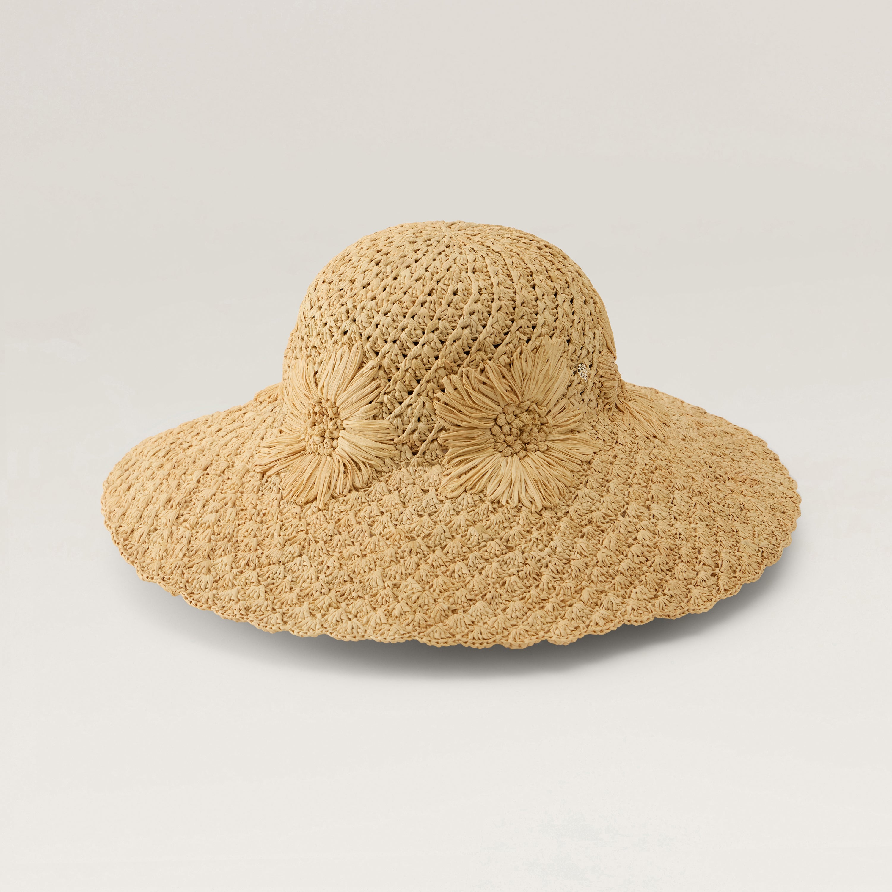 Nadia Raffia Crochet Sun Hat - Natural | Helen Kaminski US
