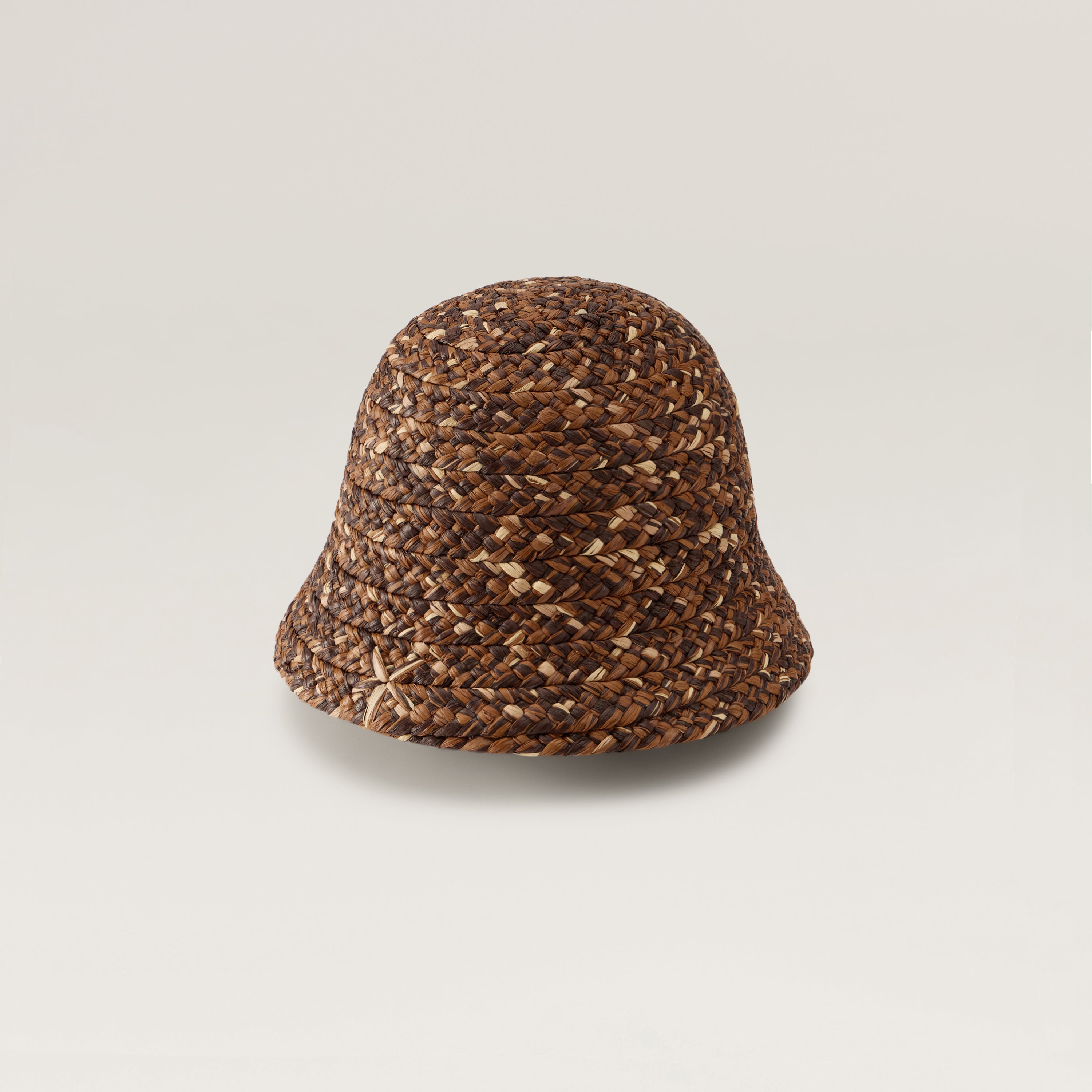 Passara Raffia Braid Cloche - Nutshell Multi/Black | Helen Kaminski US