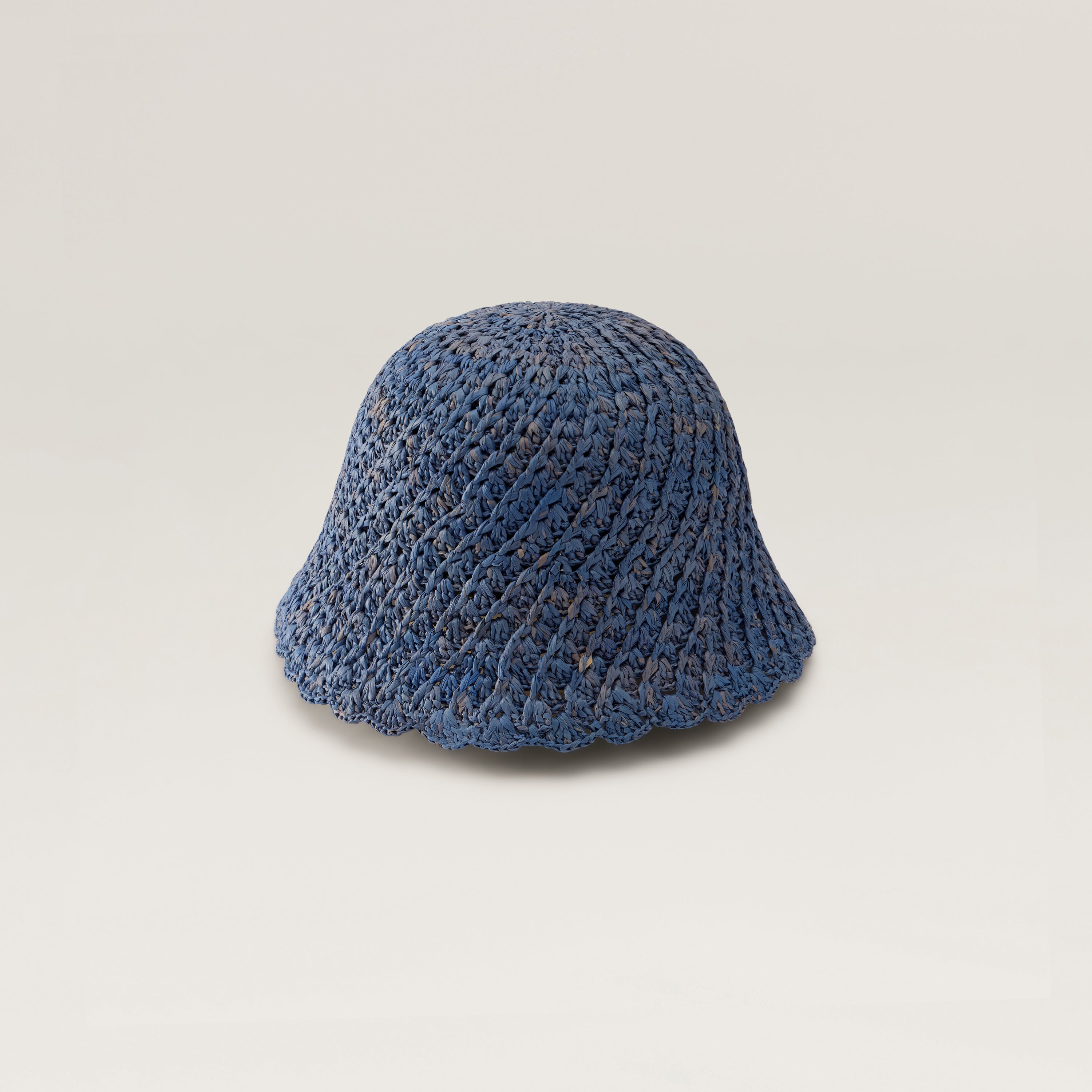 Rio Raffia Crochet Cloche Hat - Lapis | Helen Kaminski US