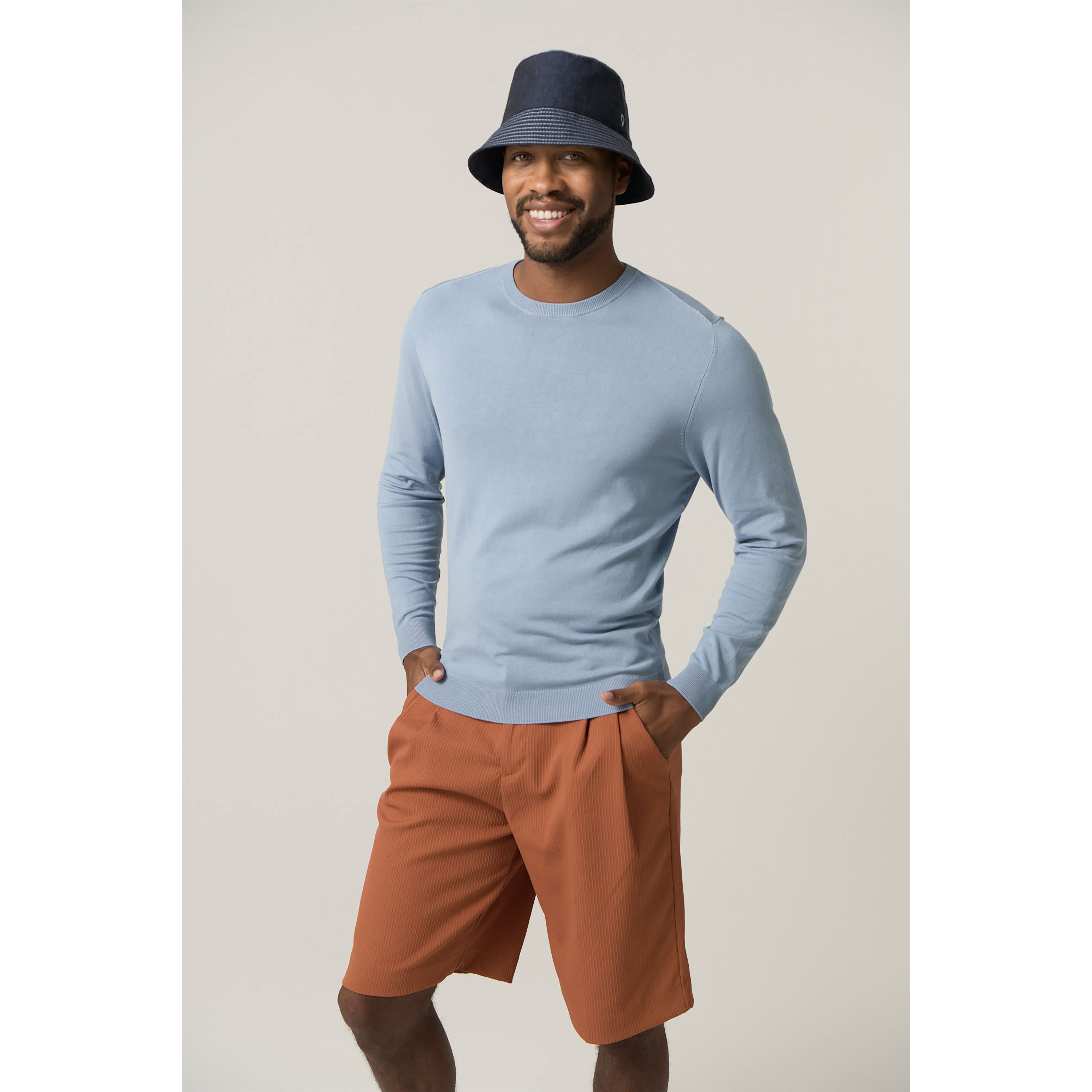 【新品】ヘレンカミンスキー✨バケットハット Sainz ハット インディゴブルー Sainz