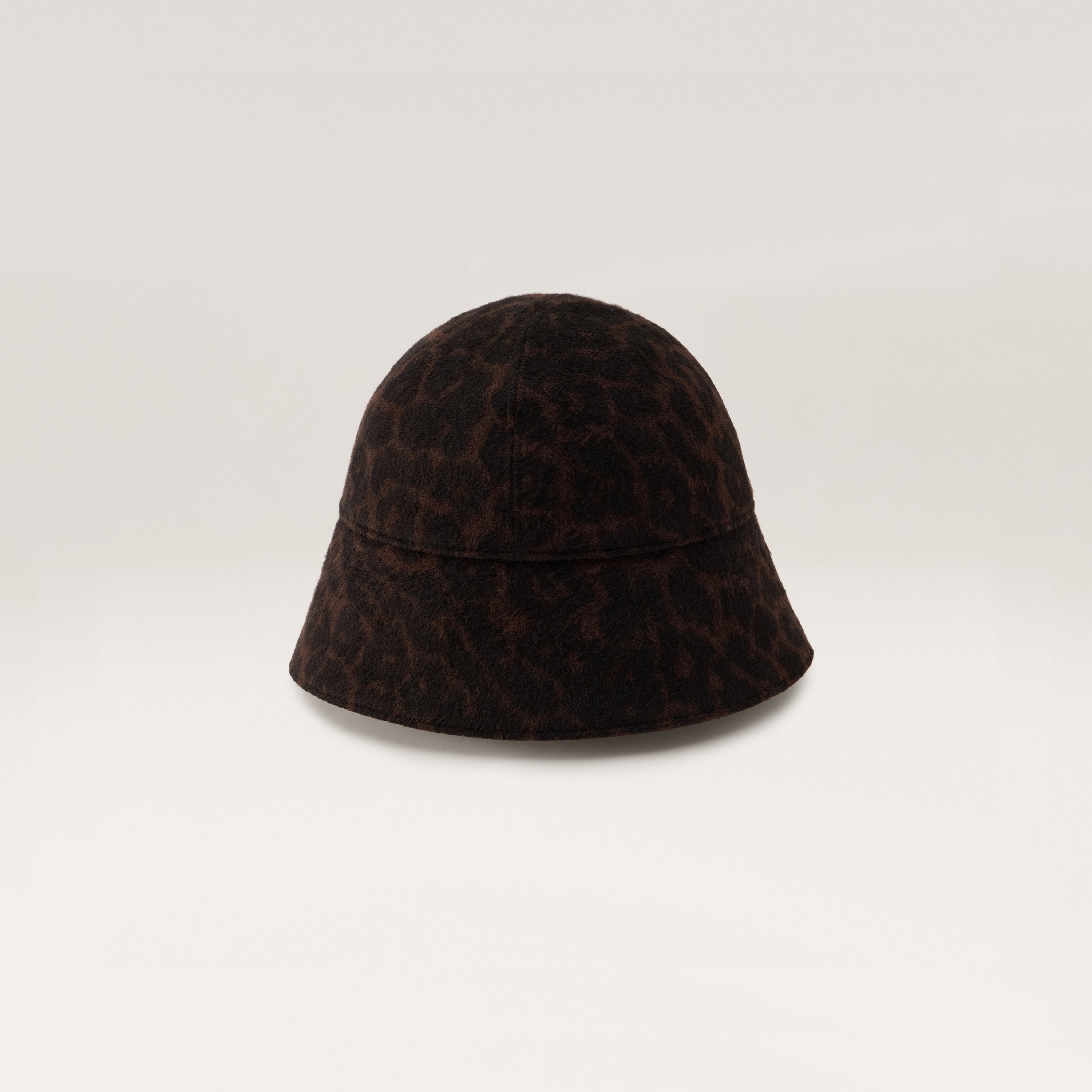 Zahara Jacquard Cloche - Dark Choc | Helen Kaminski US