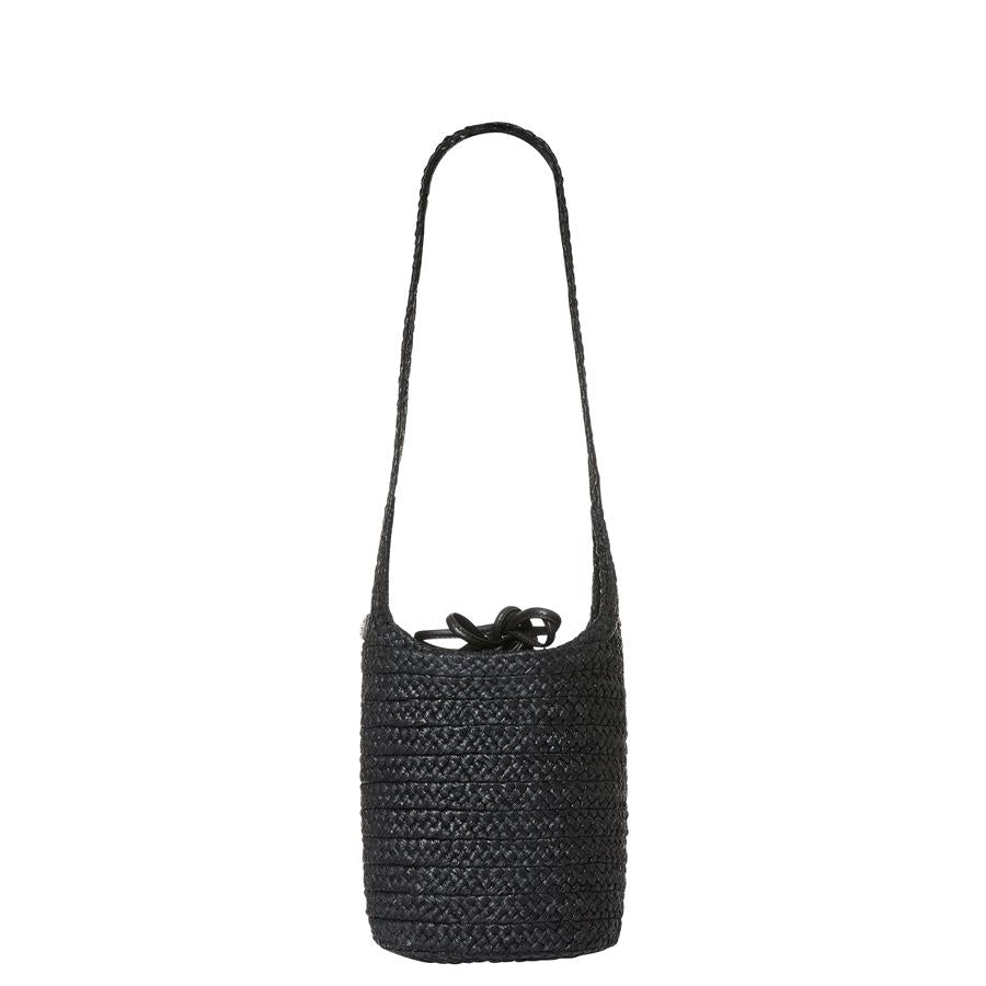 Camarillo S Bridle | Charcoal Black Raffia Bag | Helen Kaminski