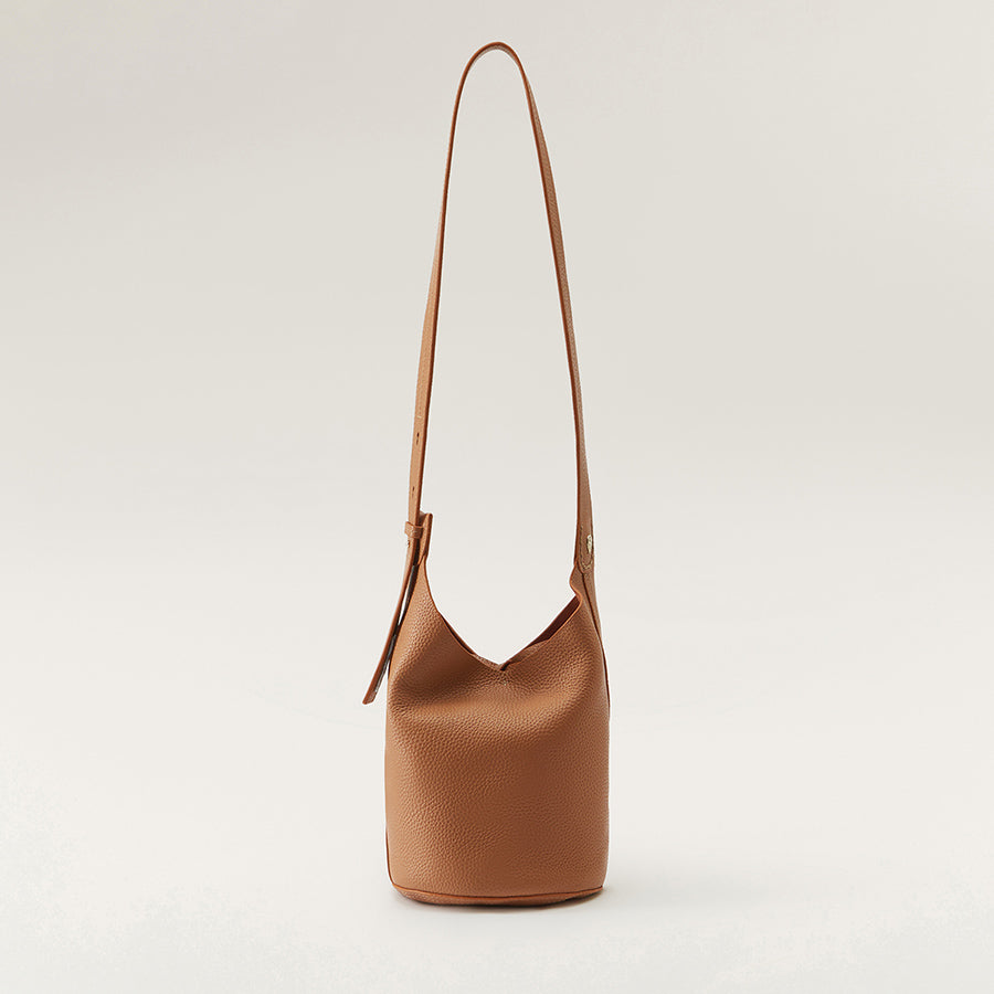 Small Brown Helen Hobo Purse - Soft Leather Bag