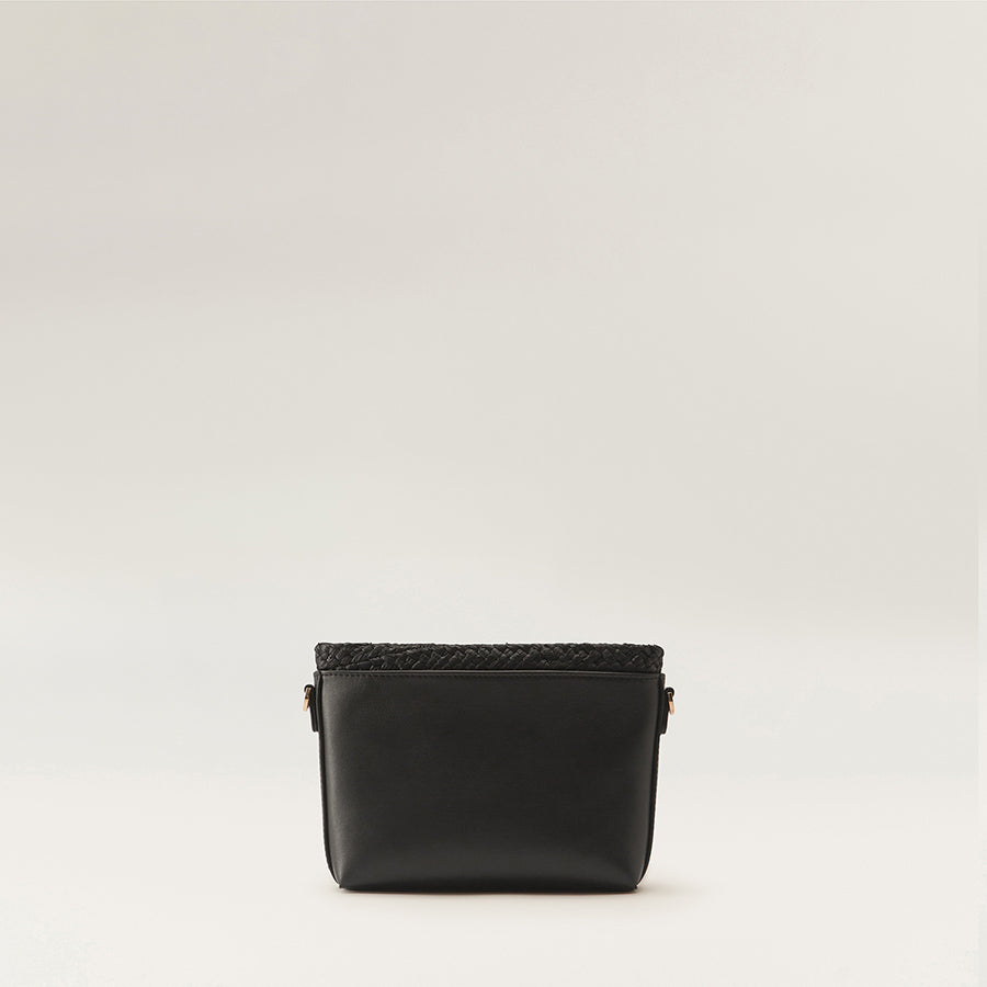 Charles & Keith Willa Knitted Tote Bag in Black