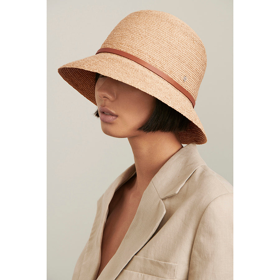 Besa 6 Natural Tan Cloche Hat - Helen Kaminski US