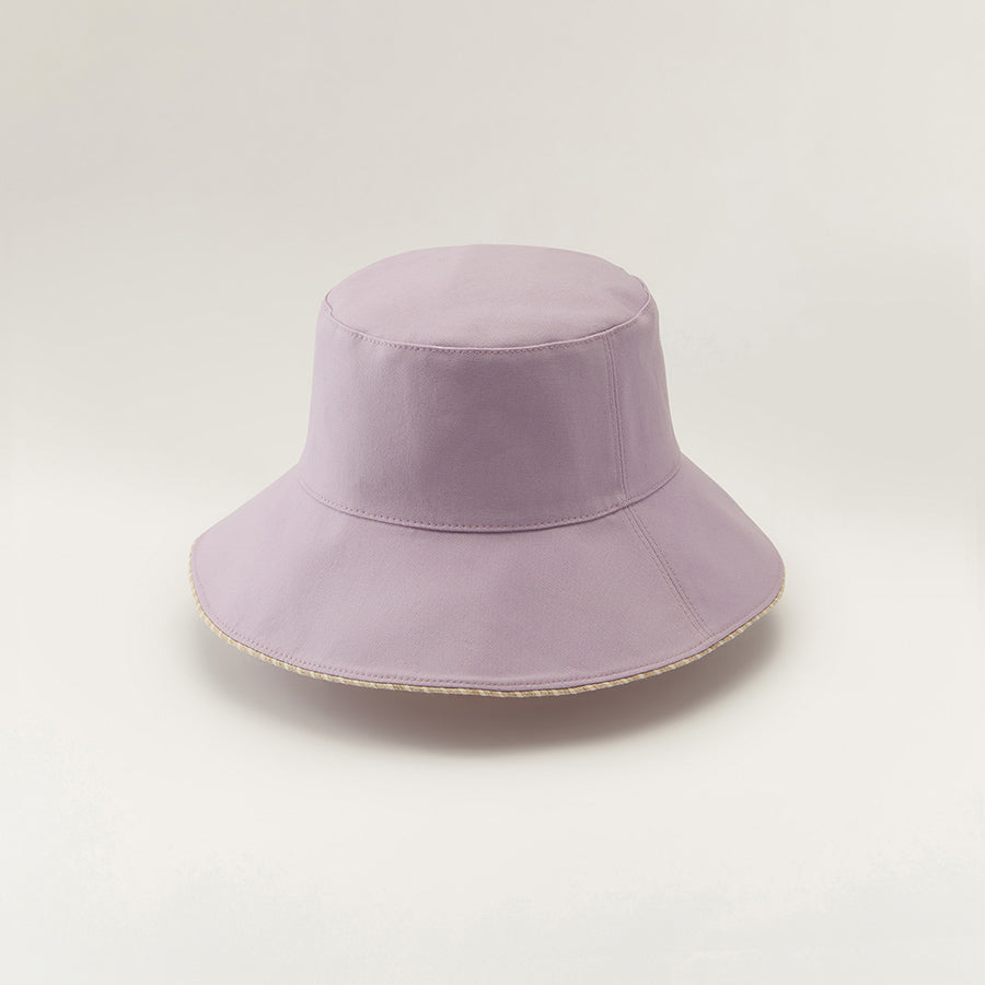 Ella Medium Brim Bucket Hat Lavender Oat - Helen Kaminski US