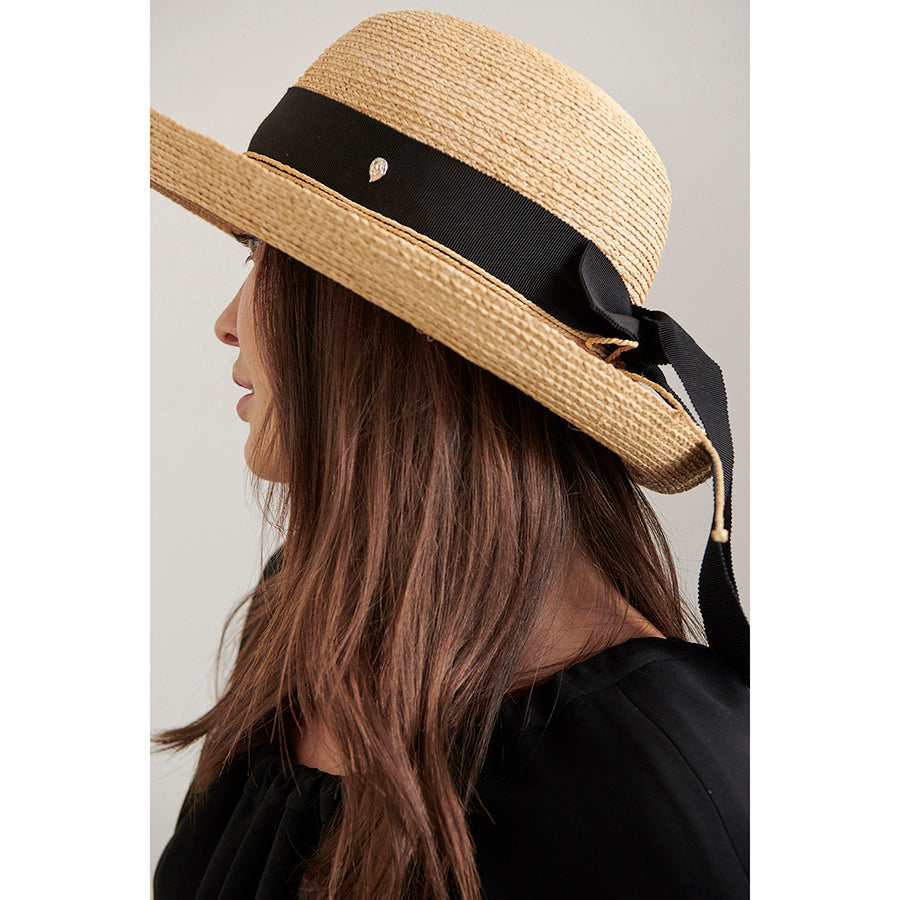 Newport SB | Natural Midnight Women's Hat | Helen Kaminski