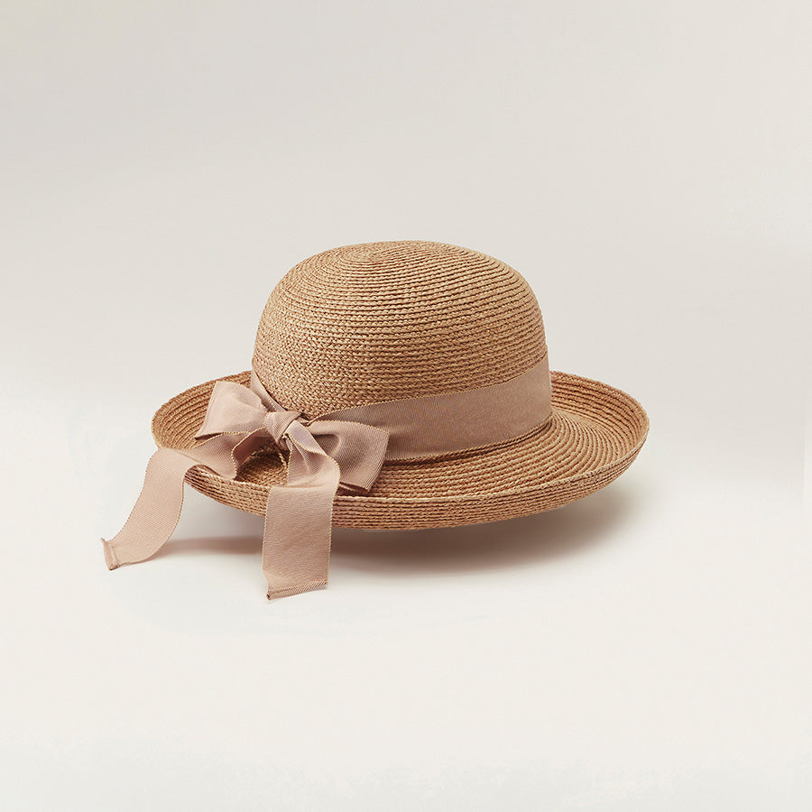 Newport SB | Nougat Lotus Women's Hat | Helen Kaminski