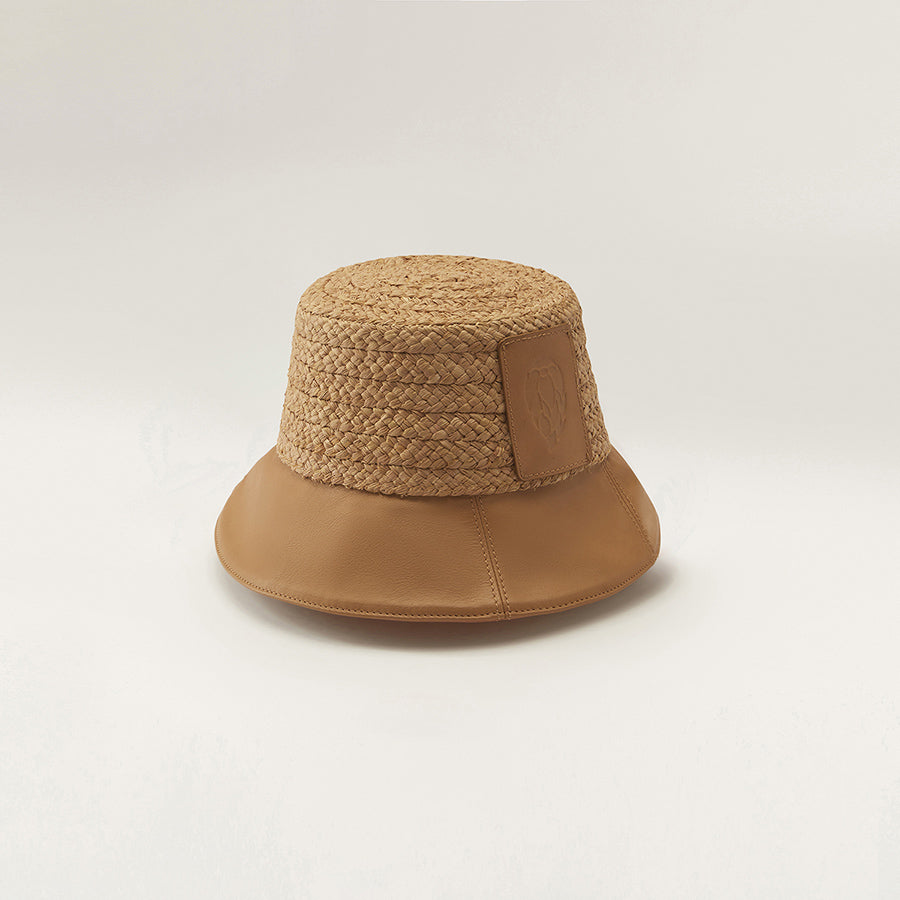 Burberry Monogram Print Bucket Hat Brown - US