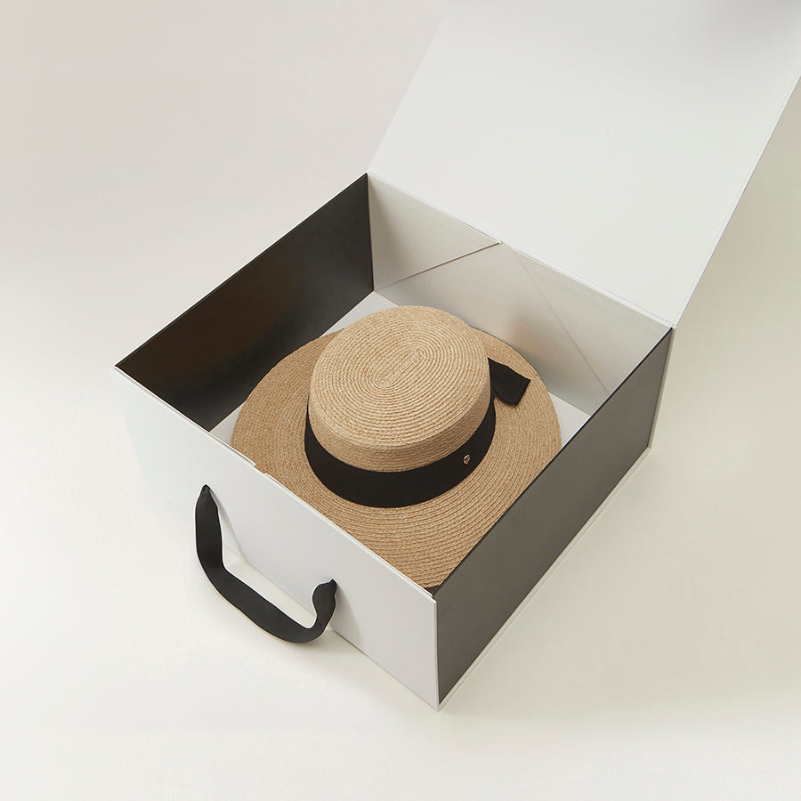 Hat Box Large Hat Storage Box Hat Boxes For Women Storage Large Round Men Hat  Box Foldable Hat Boxes (dark Gray)