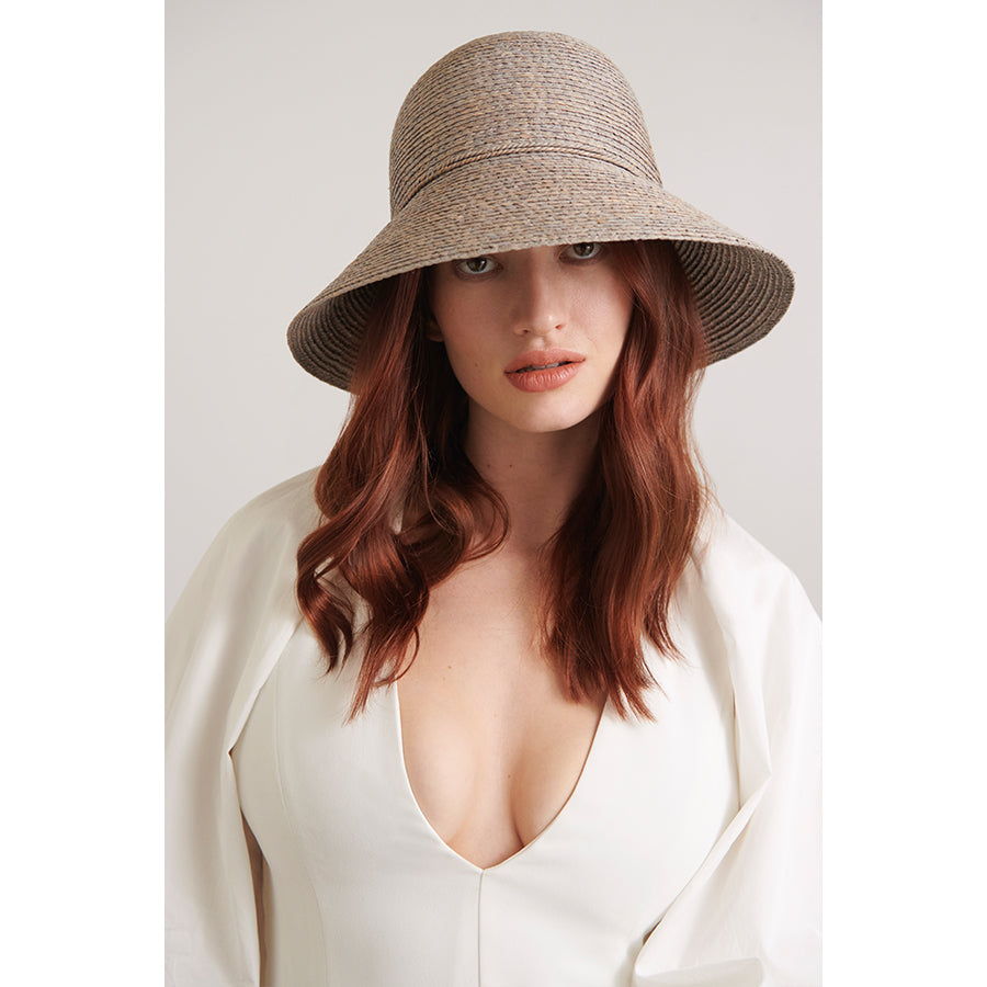 Valence 9 | Women's Raffia Gray Hat | Helen Kaminski