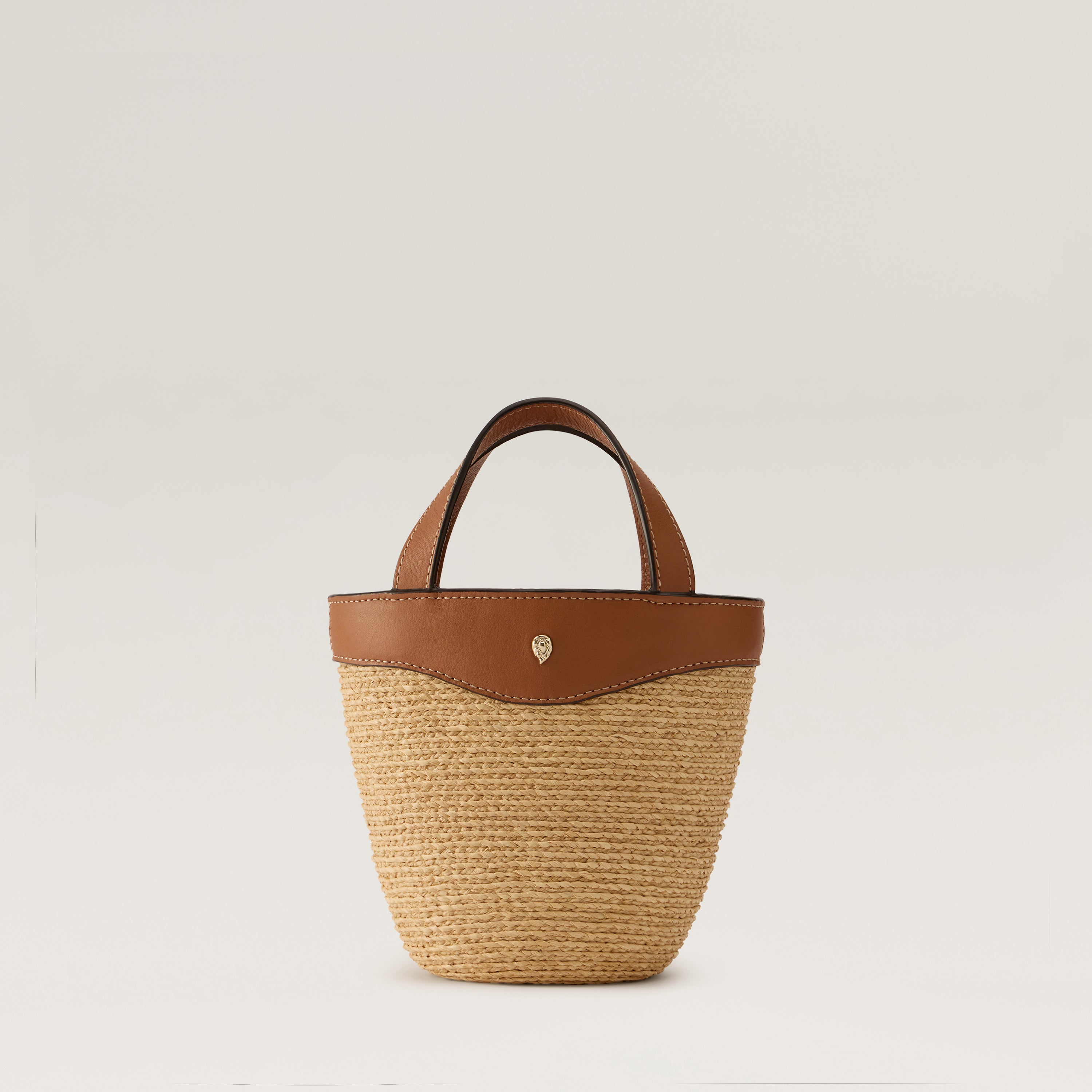 Shop the Ampara Mini Tote Bag in Natural/Cotto | Helen Kaminski