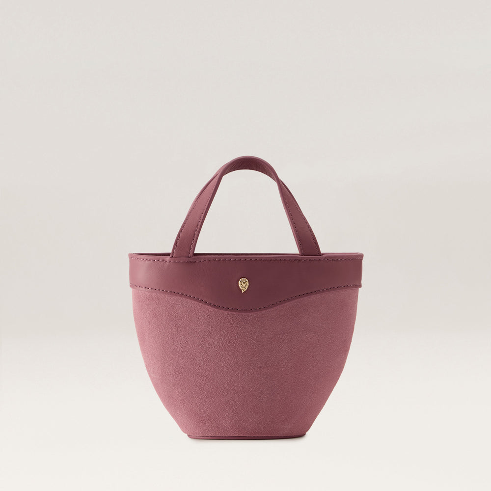Ama Suede S Tote - Rosewood | Helen Kaminski US