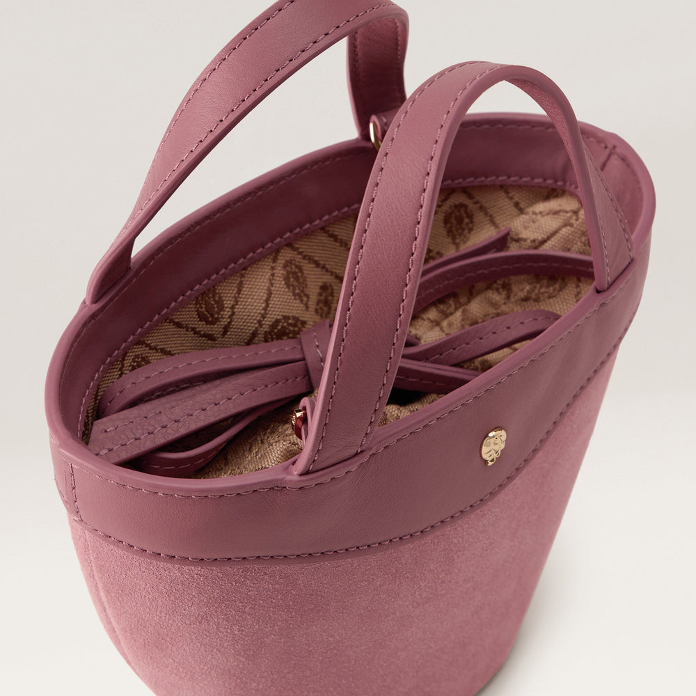Ama Suede S Tote - Rosewood | Helen Kaminski US