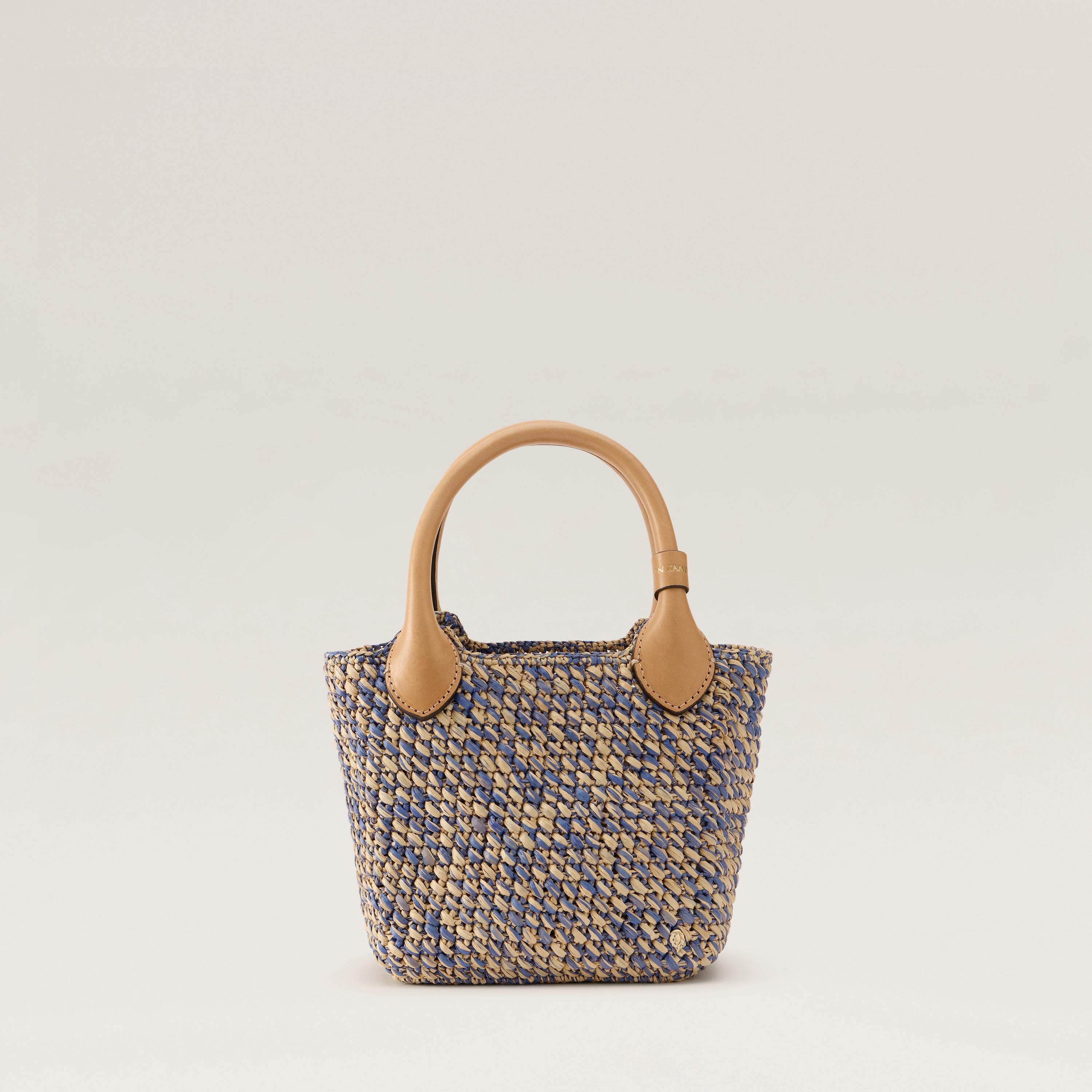Shop the Ampara Mini Tote Bag in Charcoal/Black | Helen Kaminski