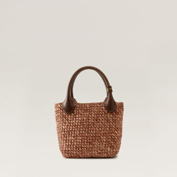 Ampara Mini Tote - Petal Melange/Chocolate - Small Tote Bag