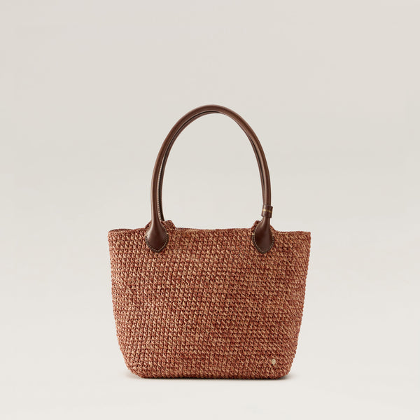 Ampara Large Tote Bag - Petal Melange/Chocolate | Helen Kaminski US