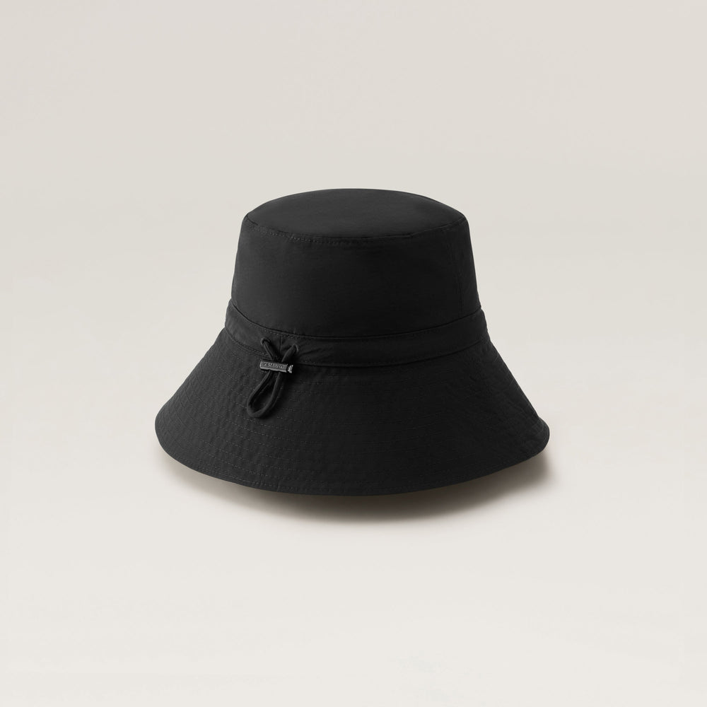 Ashan Packable Bucket - Black - Cloche Hat | Helen Kaminski US