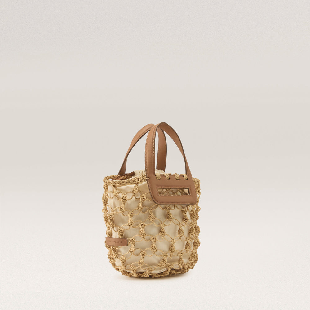 Belize Mini Tote Bag Natural/Caramel - Helen Kaminski US