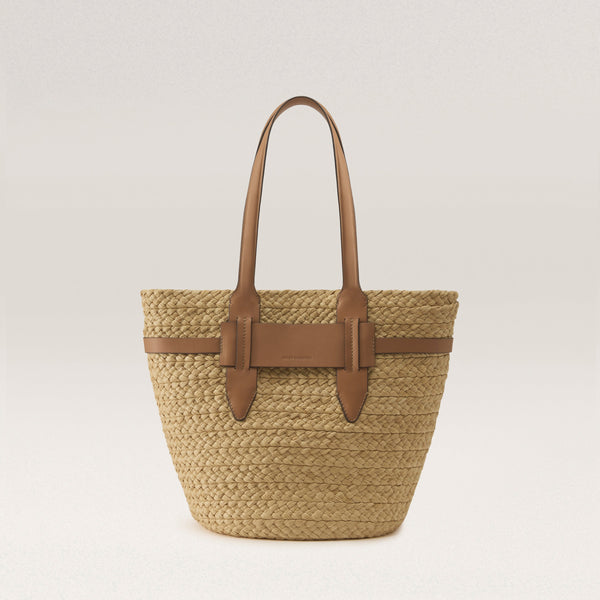 Lipari L Tote Bag Natural/Caramel - Helen Kaminski US