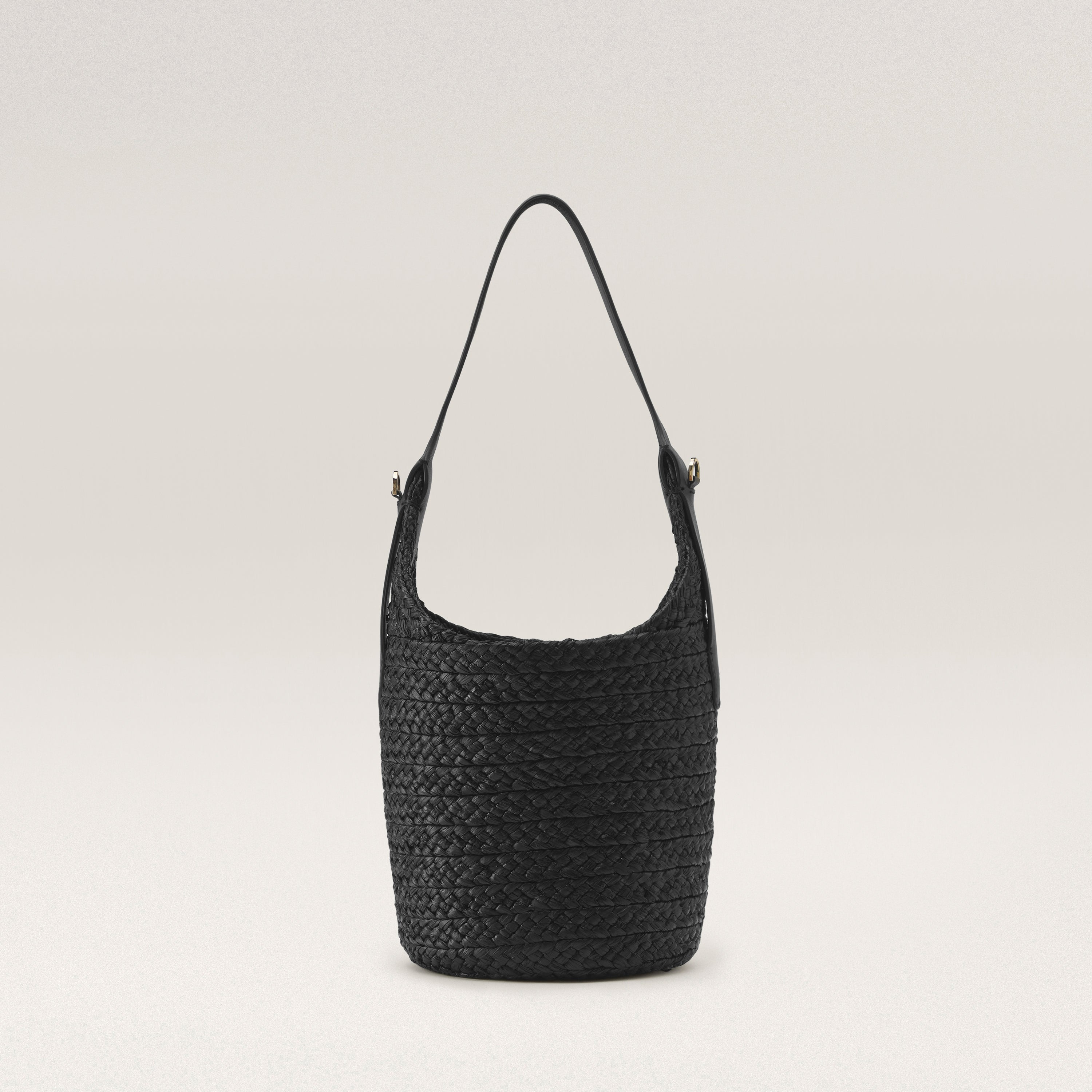 Nisida Bucket Hobo Charcoal/Black - Helen Kaminski US