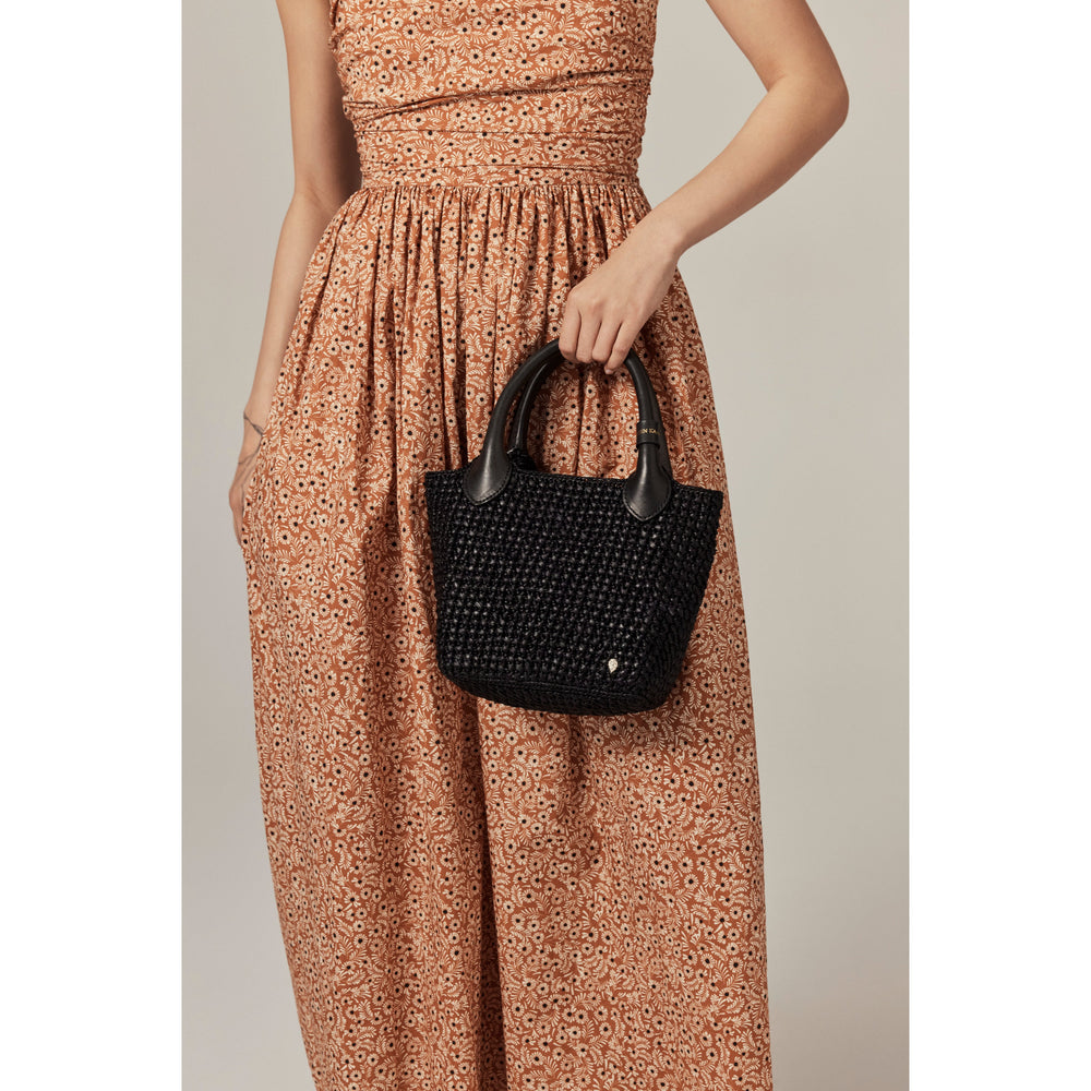 Shop the Ampara Mini Tote Bag in Charcoal/Black | Helen Kaminski