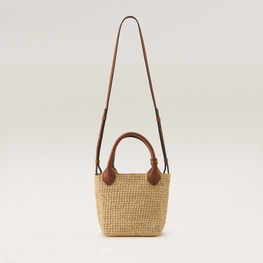 Shop the Ampara Mini Tote Bag in Natural/Cotto | Helen Kaminski