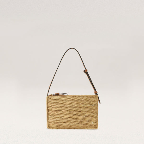 HELEN KAMINSKI ストローかごバッグ Kumana Crossbody - Natural - Beige Small Shoulder Bag | Helen